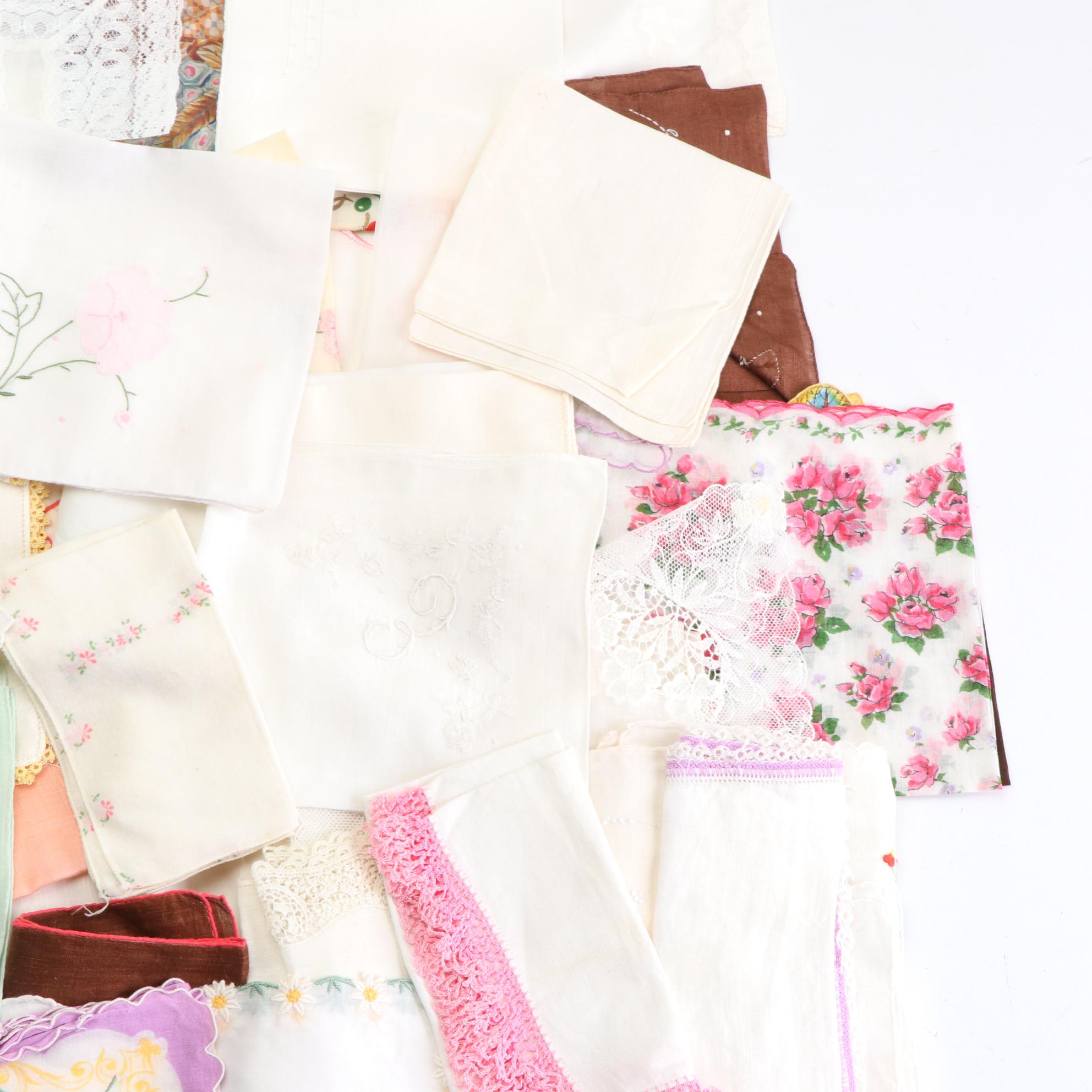 Embroidered, Graphic Print, and More Handkerchiefs
