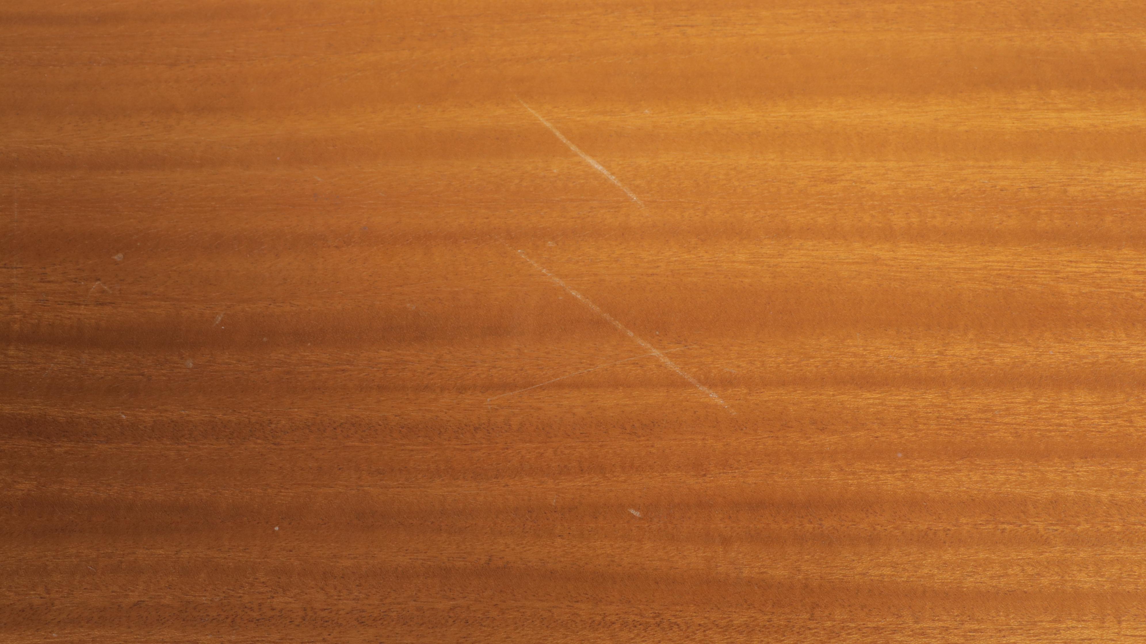 Romweber Empire Style Mahogany, Maple, and Burlwood Thirteen-Drawer Dresser