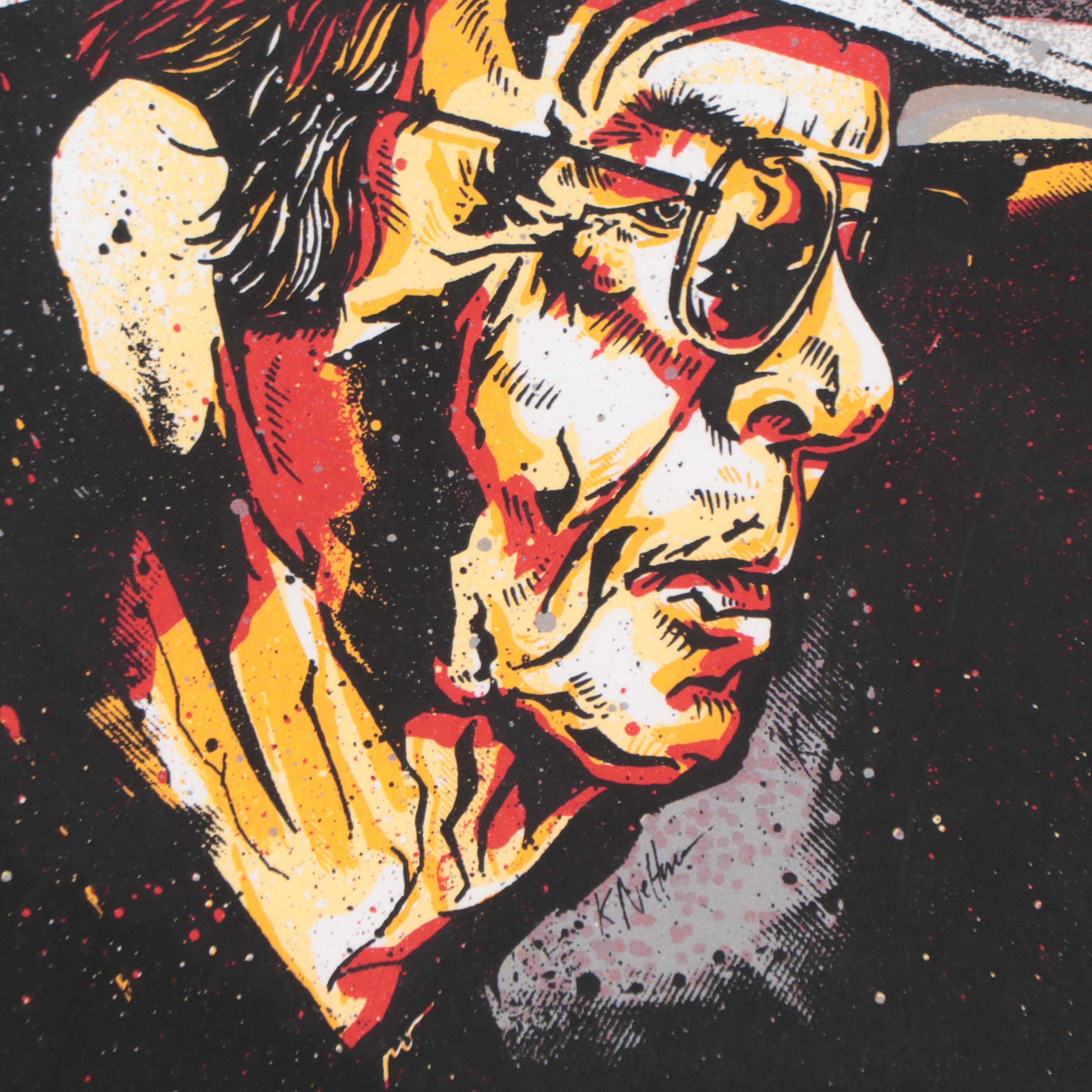 Keith Nelter Serigraph Poster "Charlie Louvin"