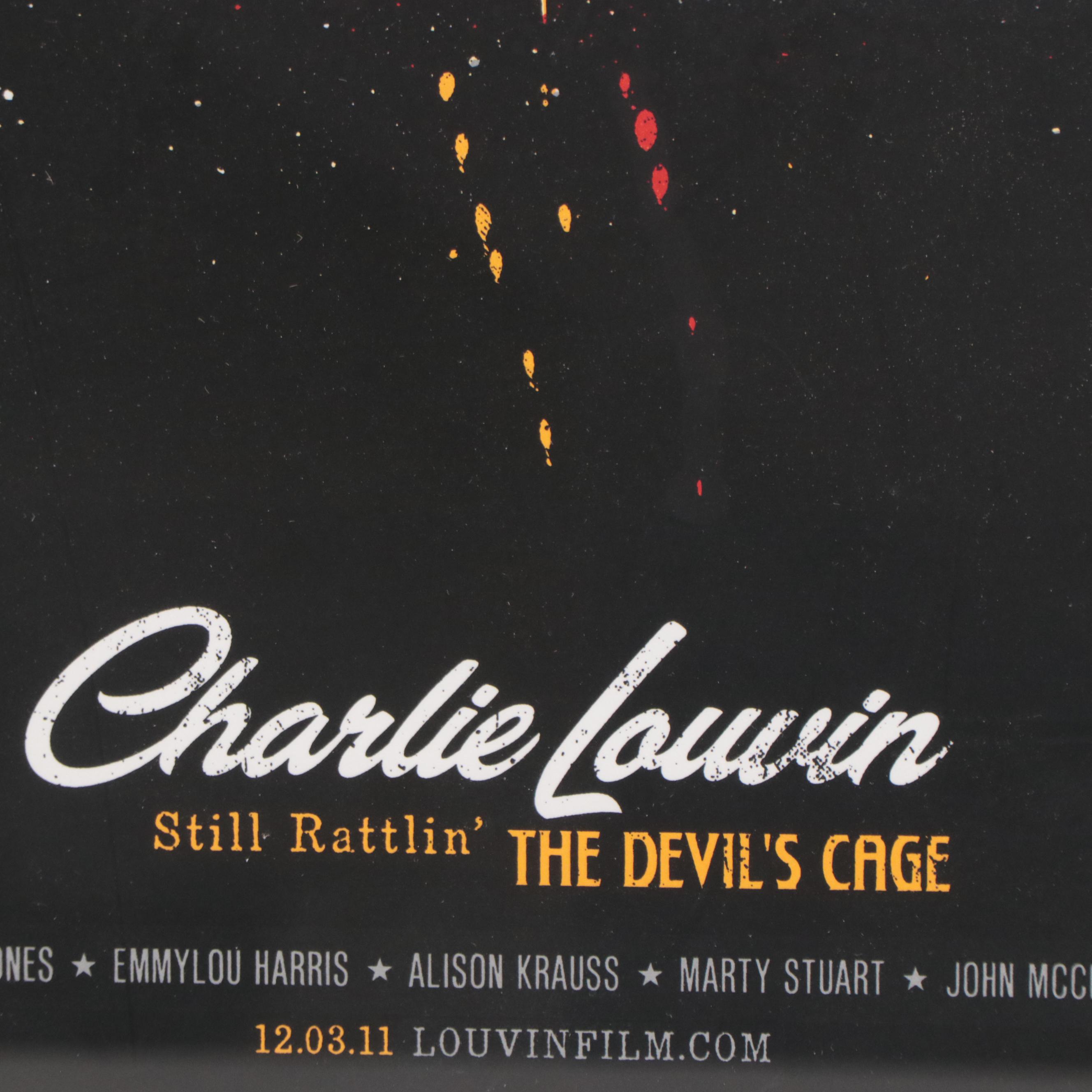 Keith Nelter Serigraph Poster "Charlie Louvin"