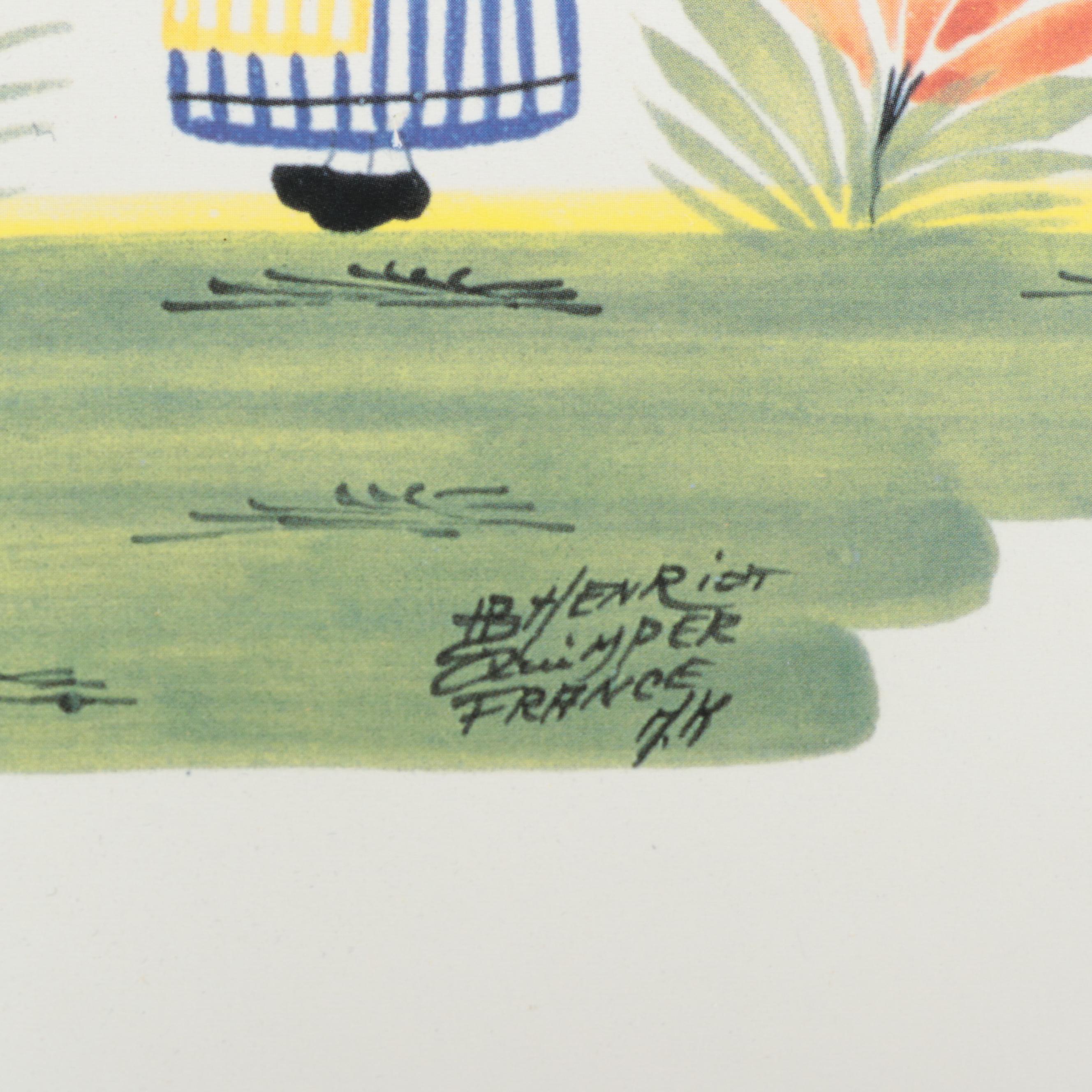 Lady Clare Henroit Quimper Melamine Placemats