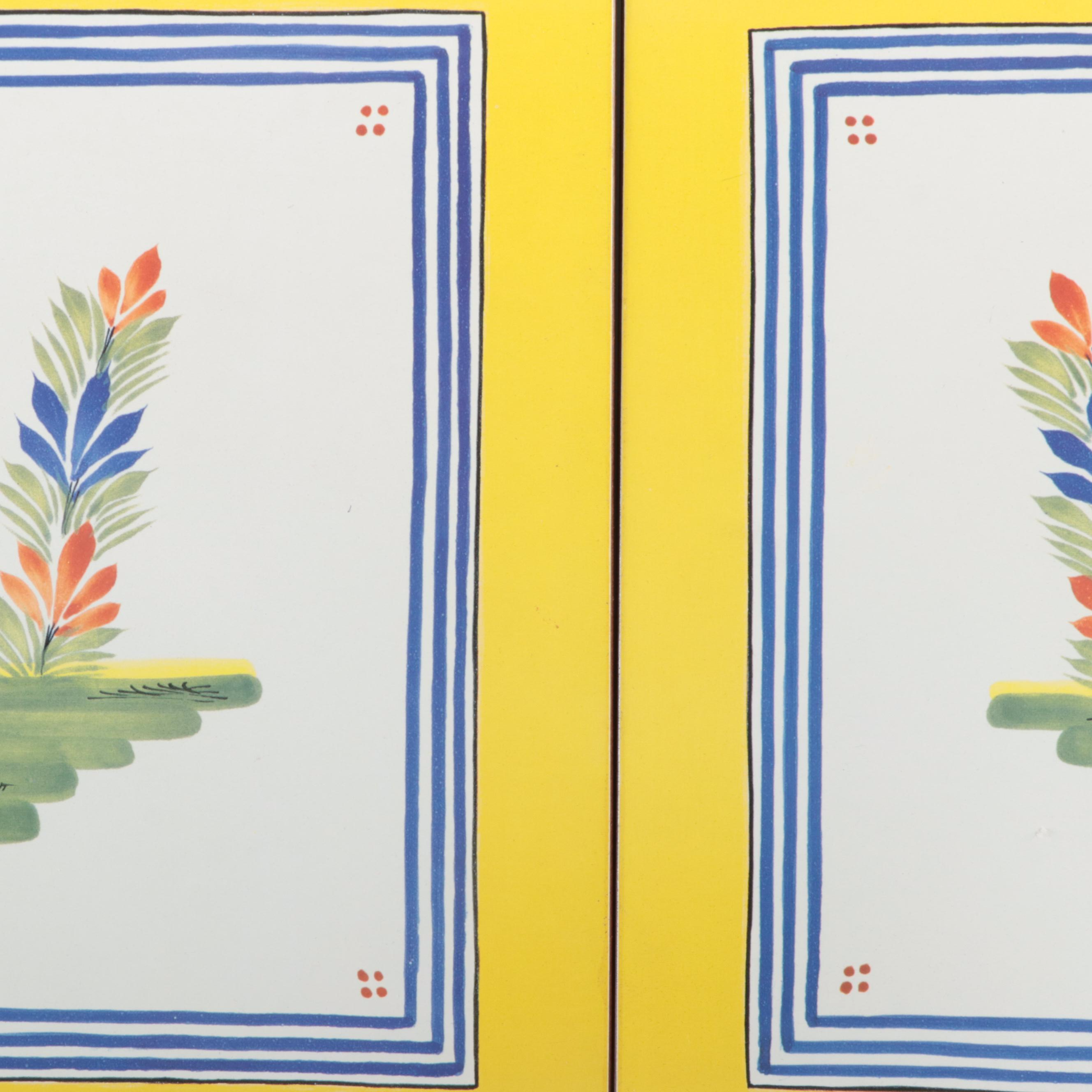 Lady Clare Henroit Quimper Melamine Placemats