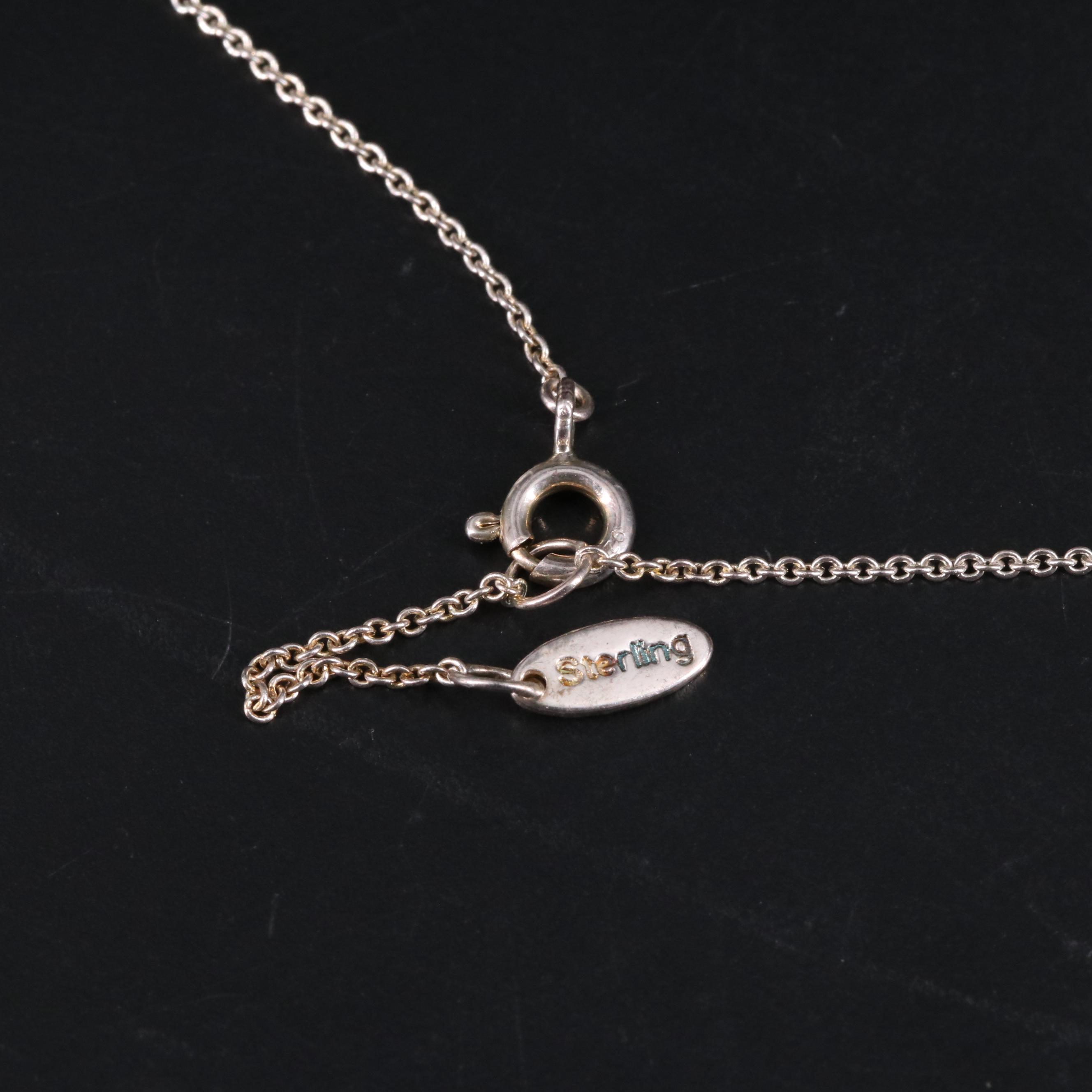 Sterling Bar Necklace