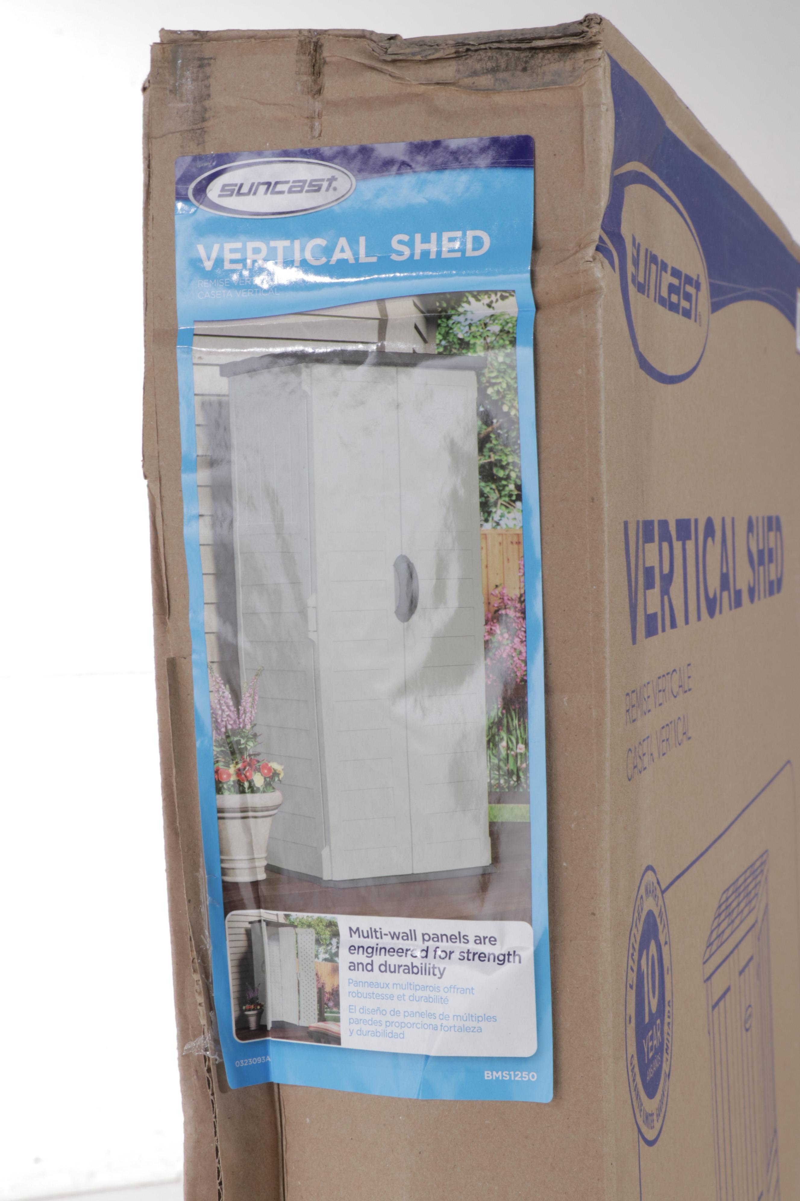 Suncast Plastic Vertical Shed
