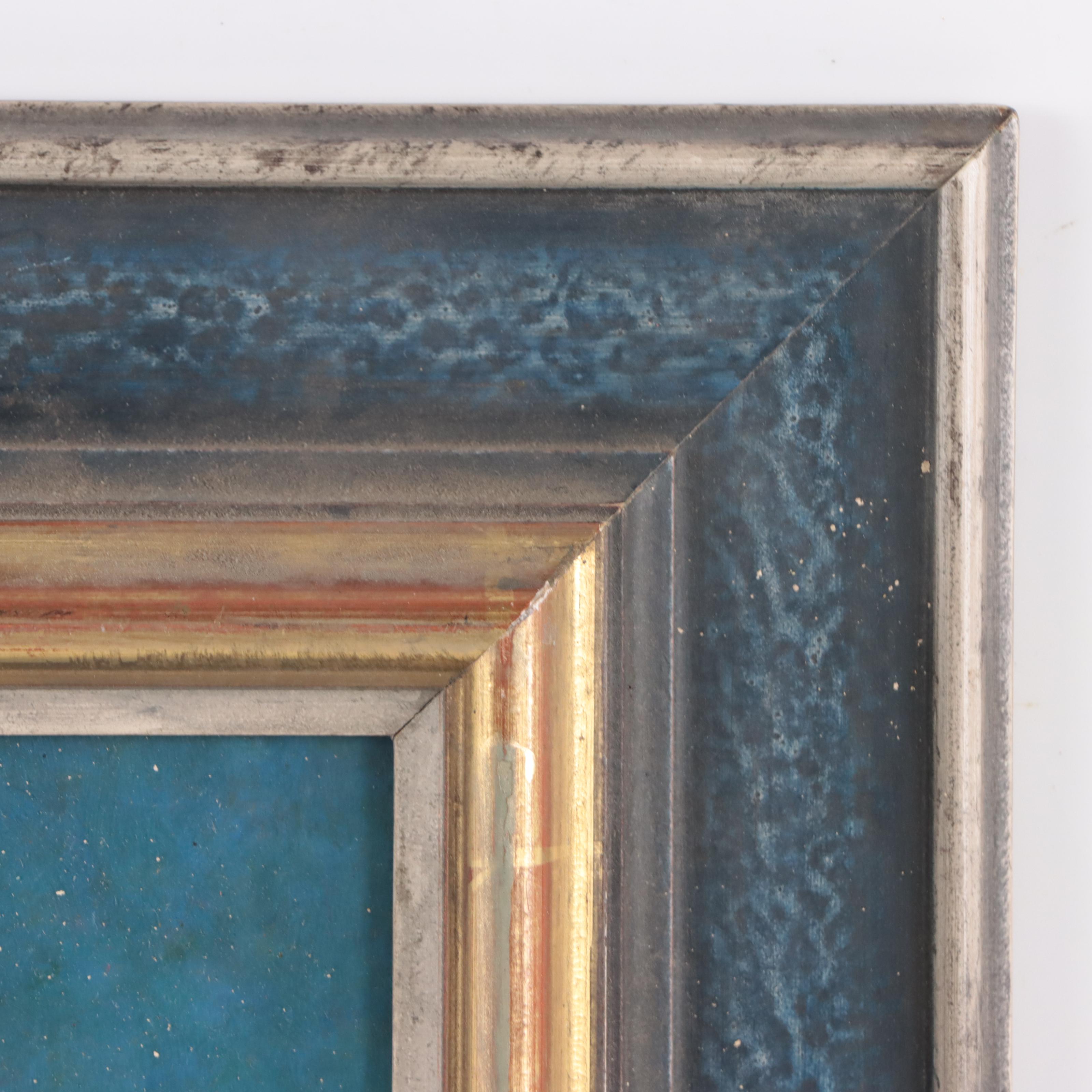 Oil Painting of Hillside Villas