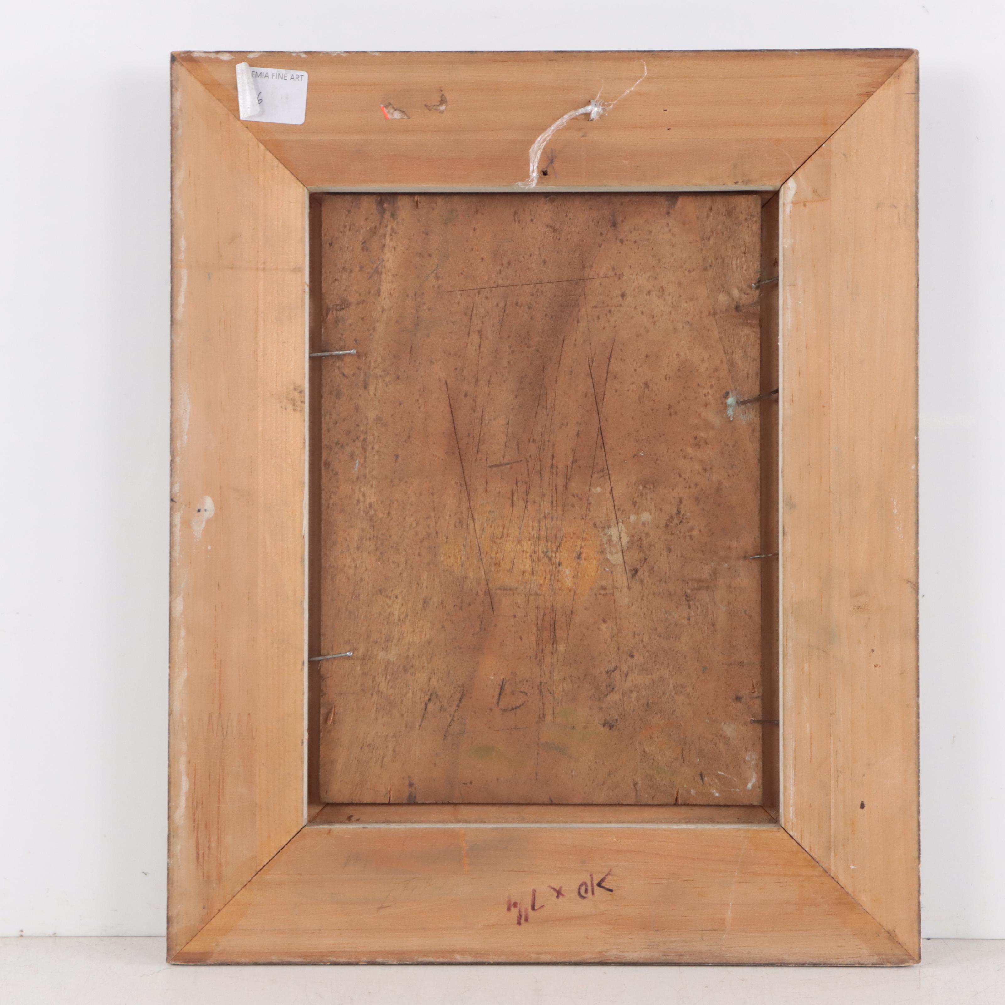 Oil Painting of Hillside Villas