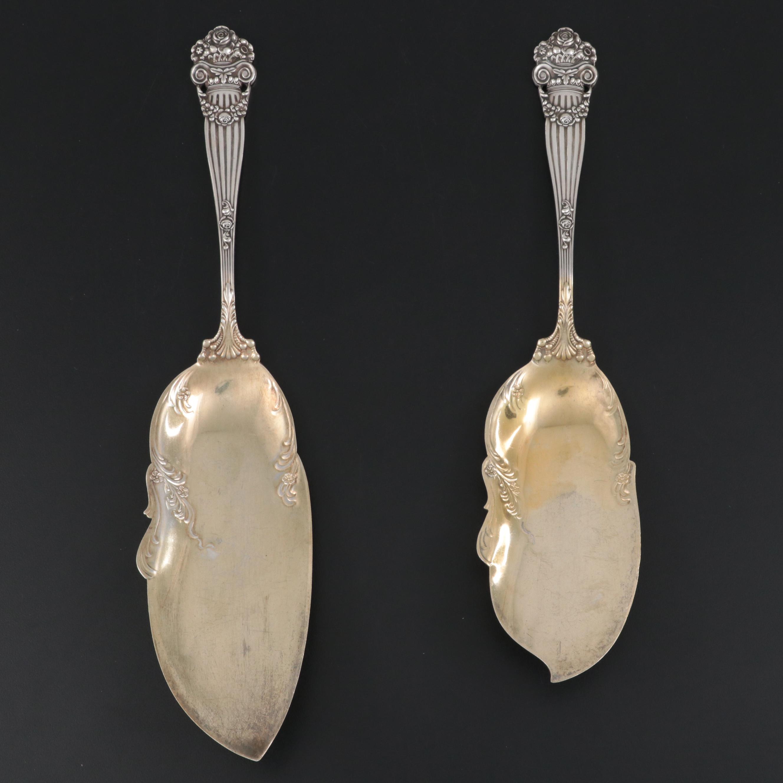 Towle "Georgian" Sterling Silver Fish Servers, Late 19th Century