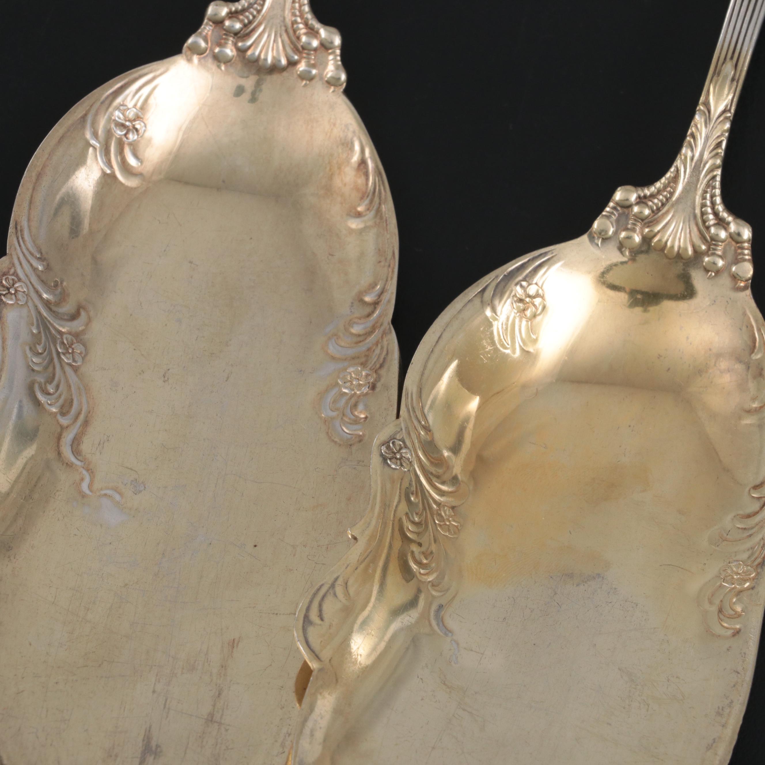 Towle "Georgian" Sterling Silver Fish Servers, Late 19th Century
