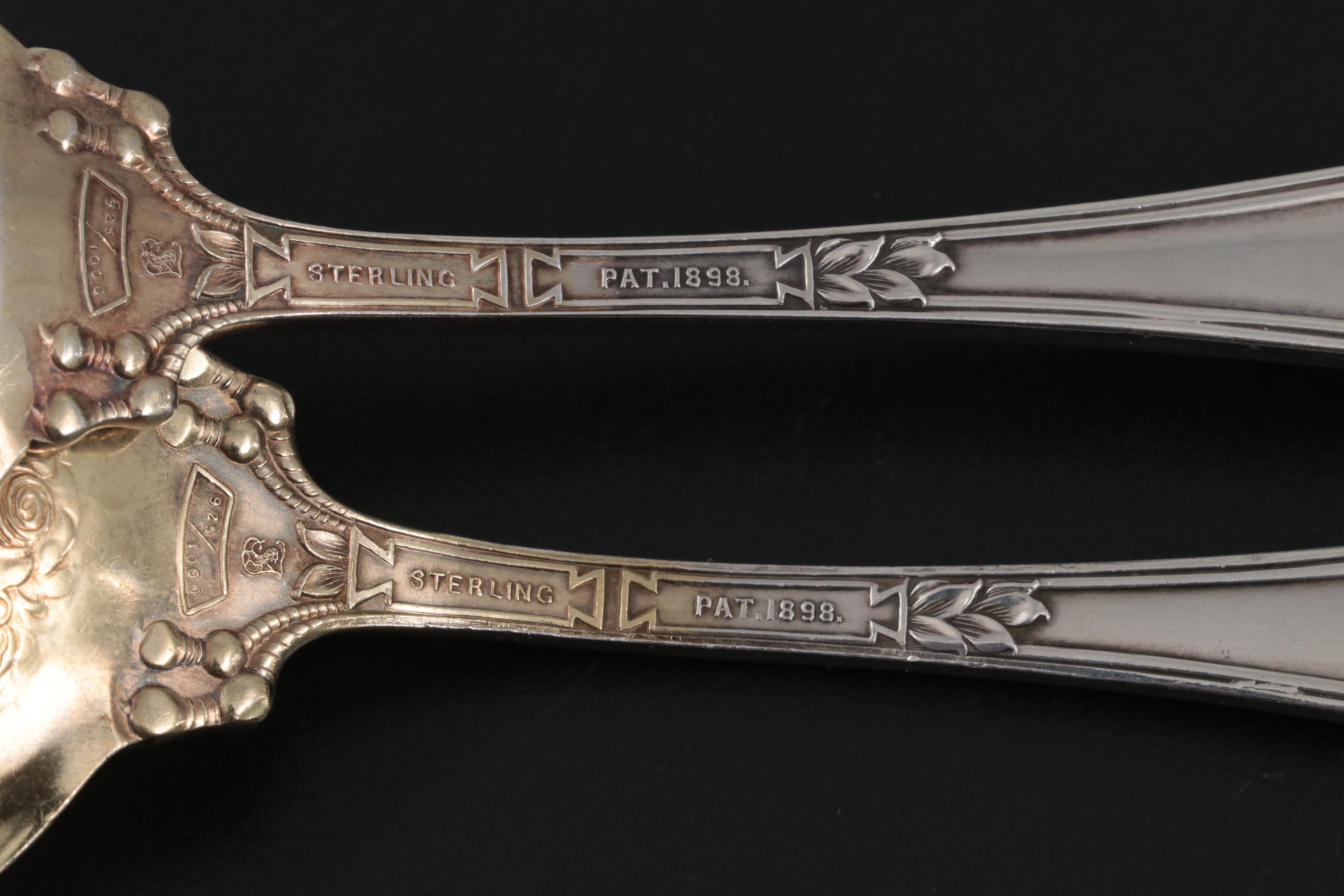 Towle "Georgian" Sterling Silver Fish Servers, Late 19th Century