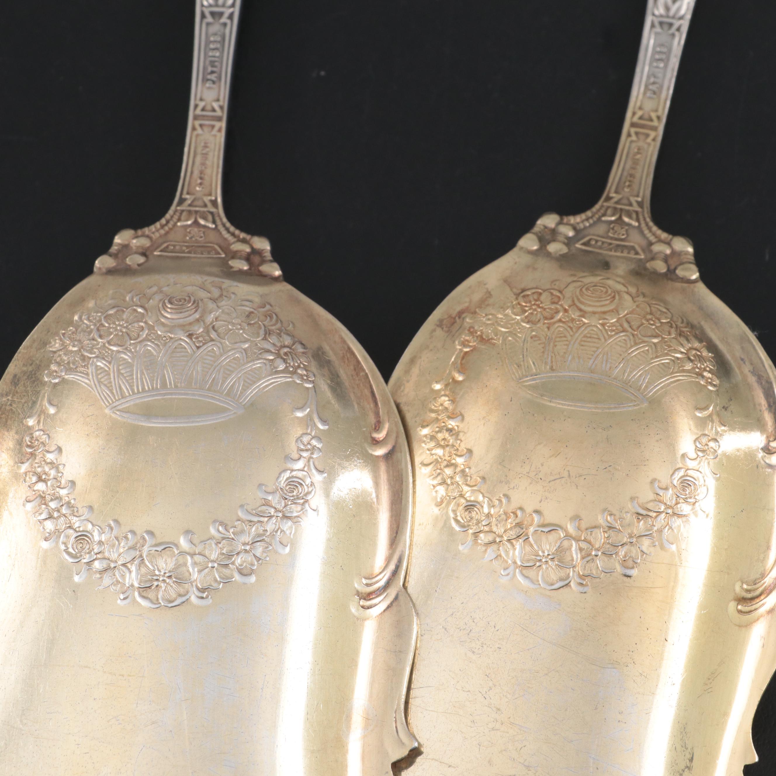 Towle "Georgian" Sterling Silver Fish Servers, Late 19th Century