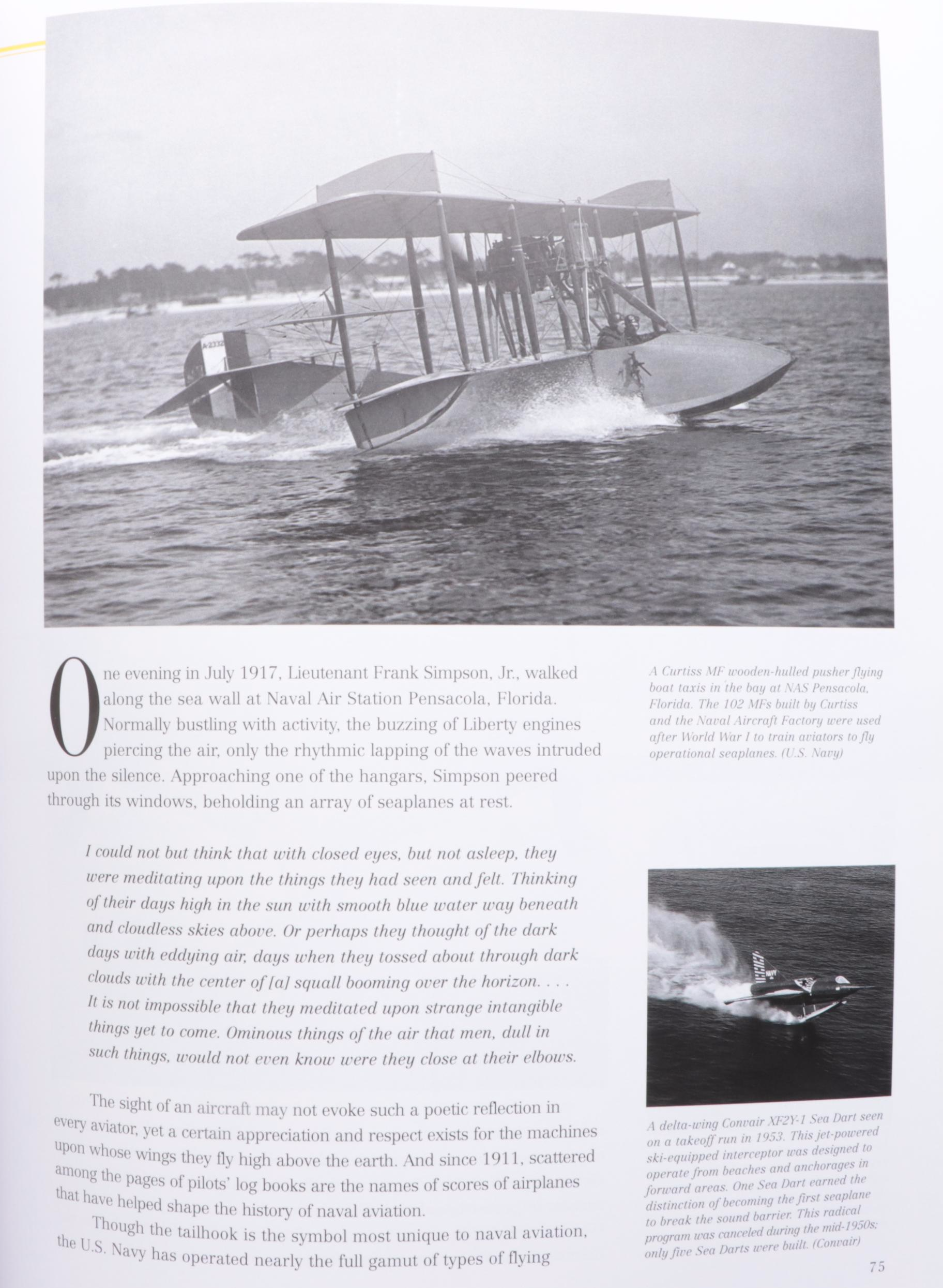 "U. S. Naval Aviation" by M. Hill Goodspeed and Other Navy Book