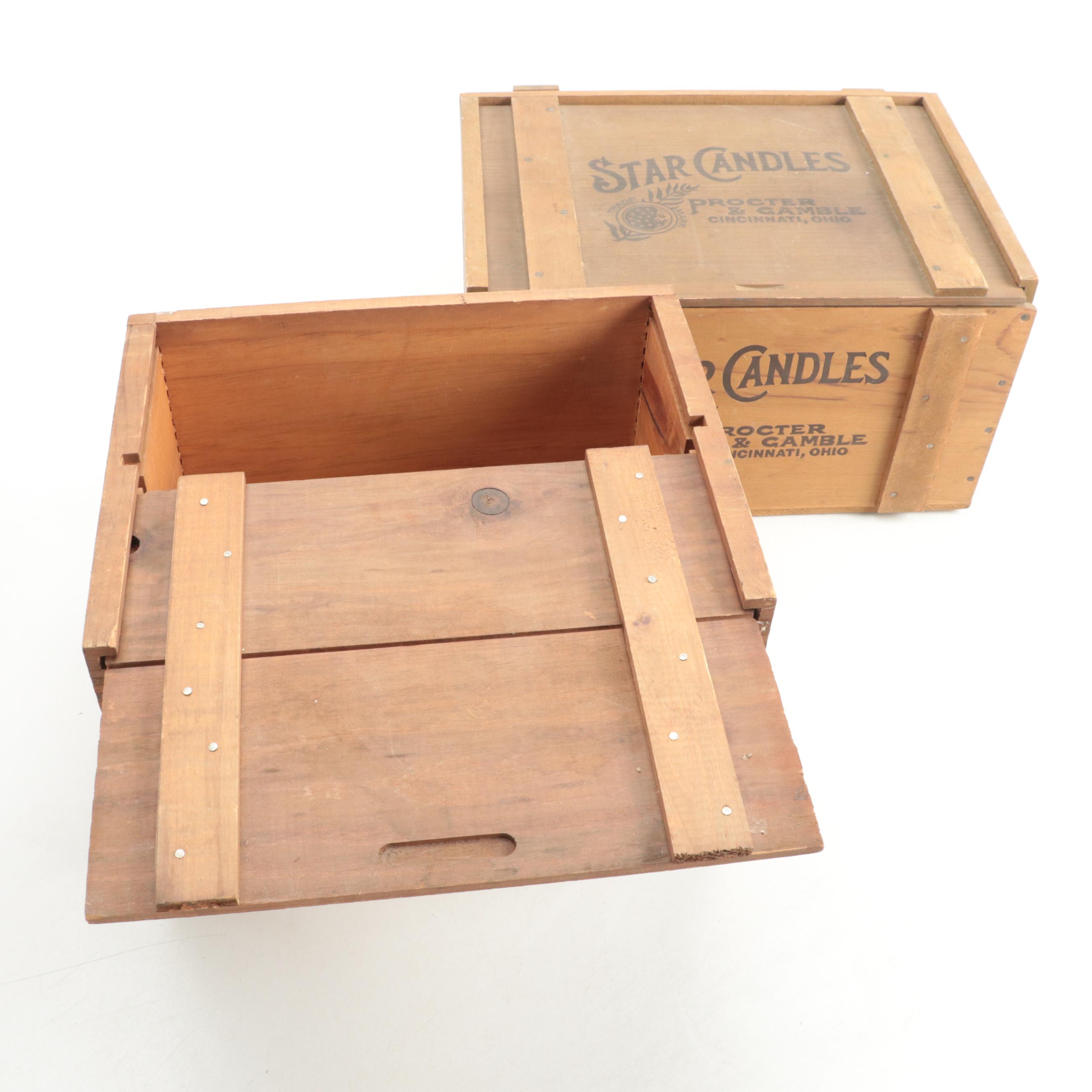 Peterboro Basket Co Ivory Soap Basket and Other Soap Boxes