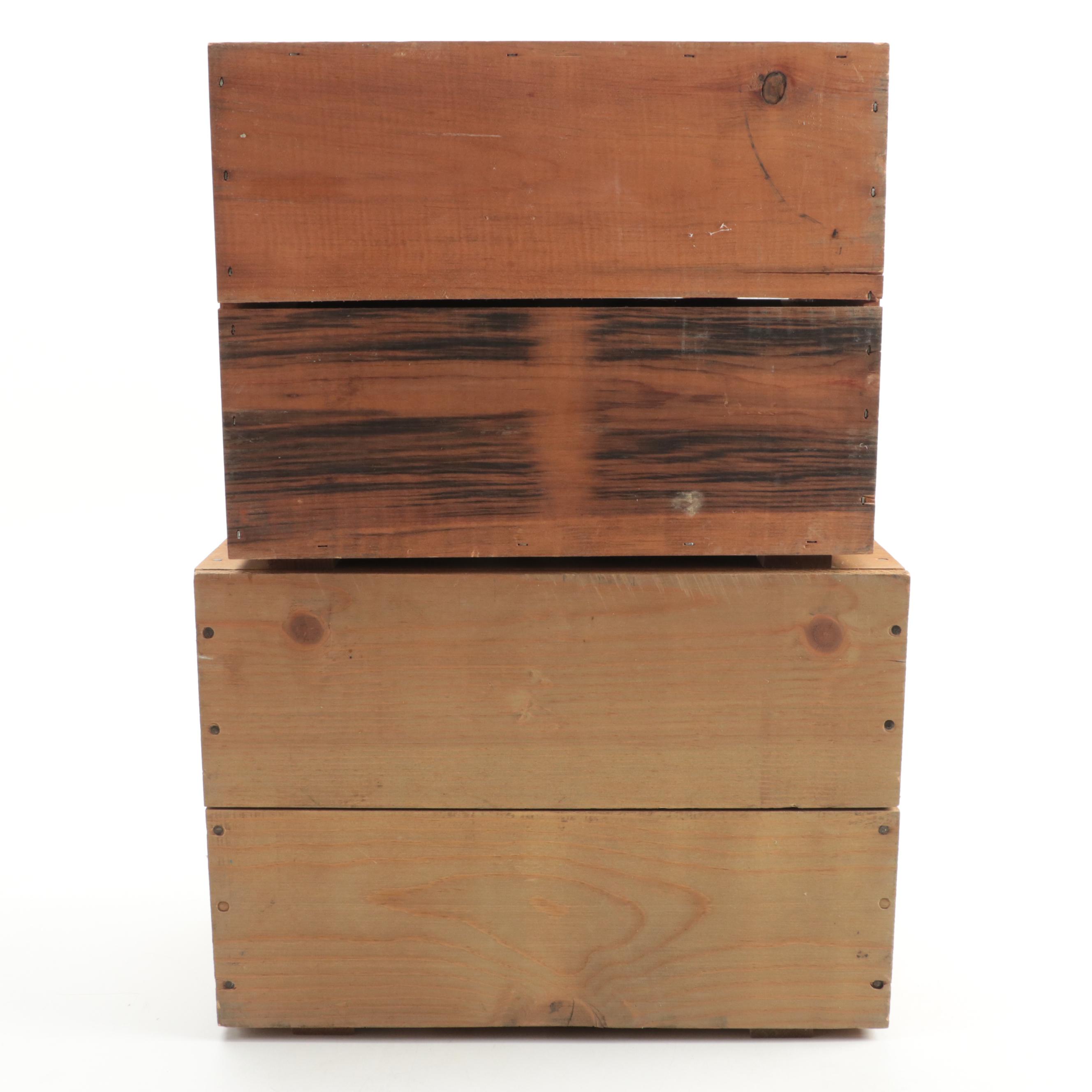 Peterboro Basket Co Ivory Soap Basket and Other Soap Boxes