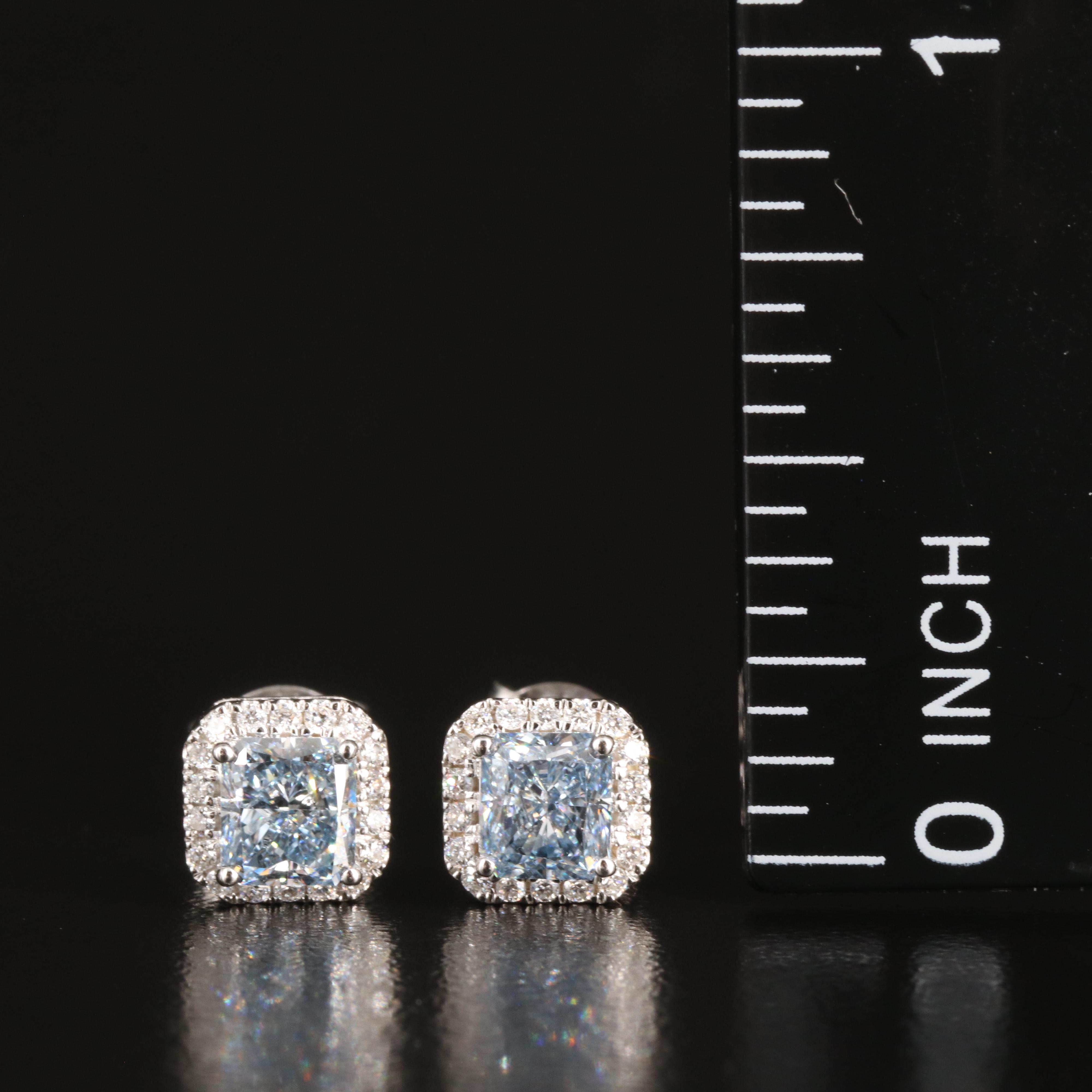 14K 1.20 CTW Lab Grown Diamond Stud Earrings
