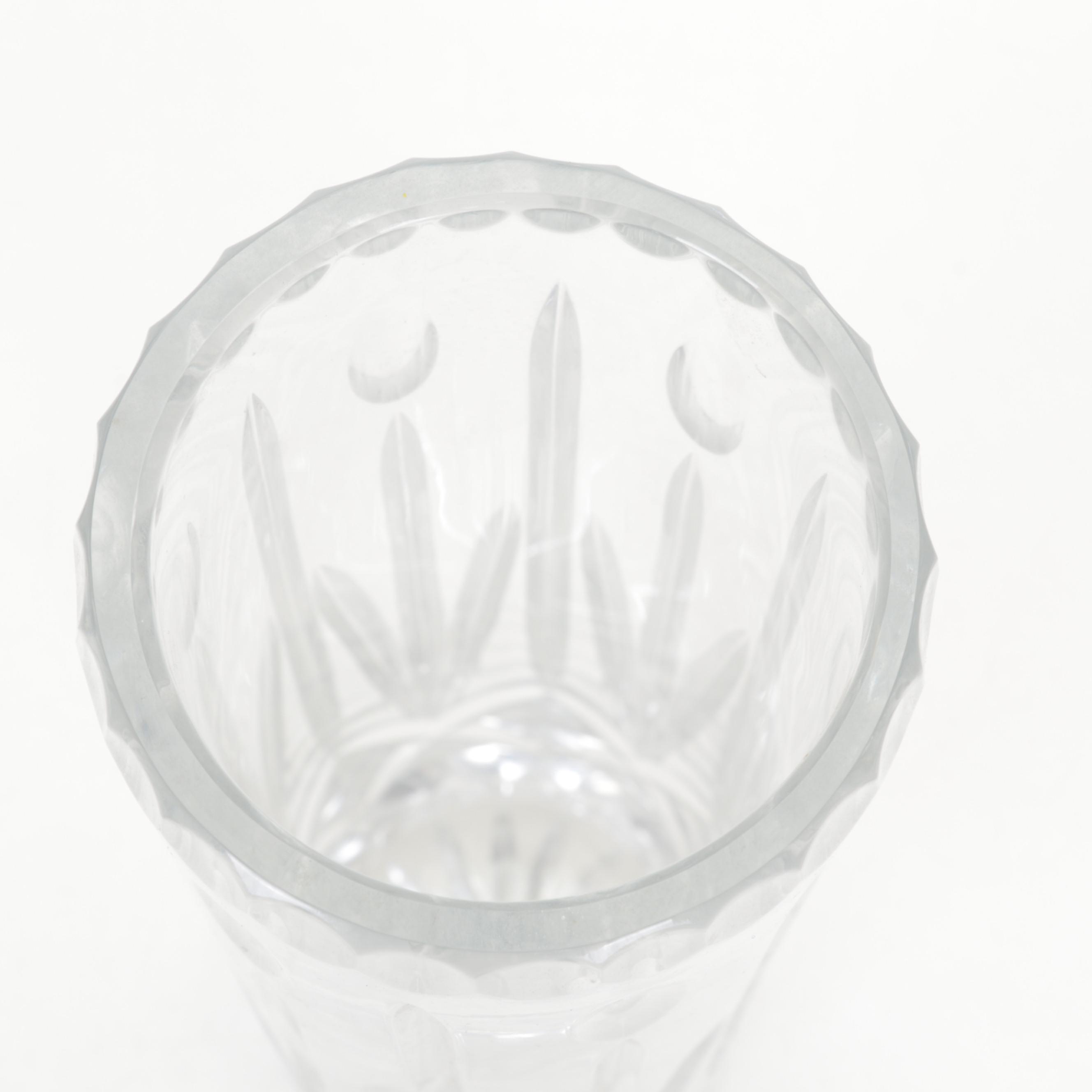 Cazlor Crystal "Tasia" & "Julie Ann" Vase, Cake Plate, Ashtray, and More