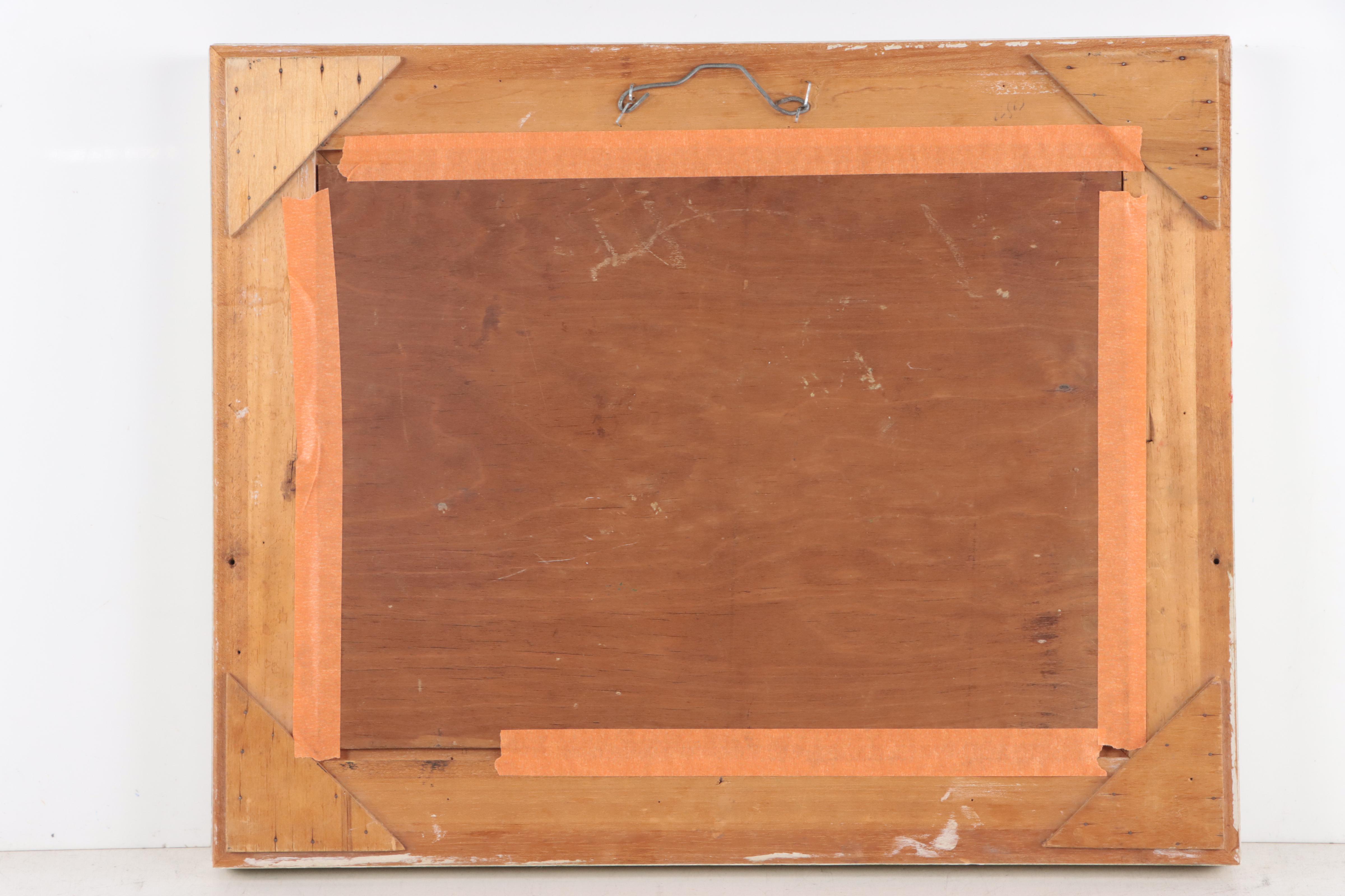 Henri Van Lerven Woodland Landscape Oil Painting