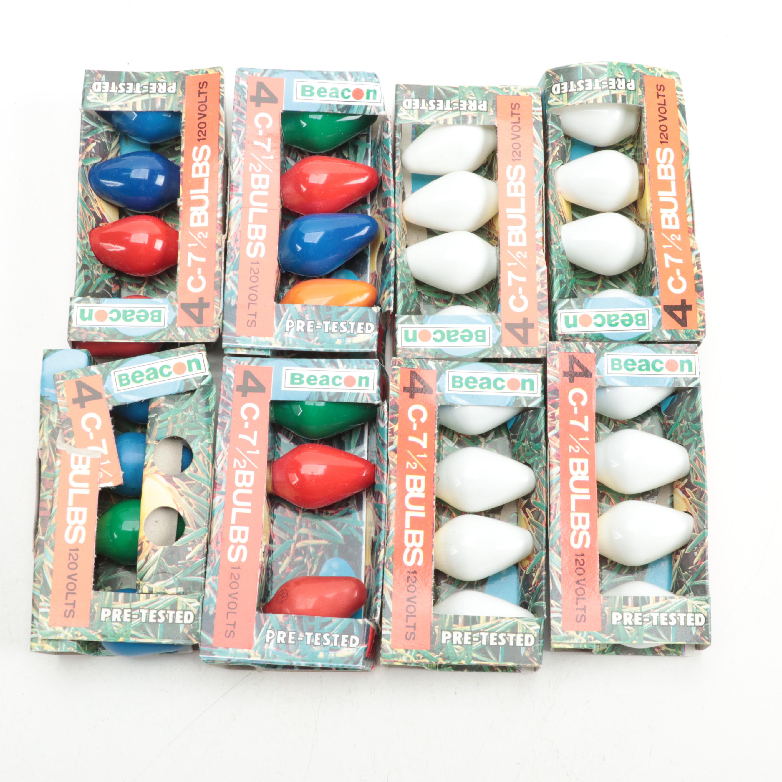 Noma Safety Christmas Light Plug With String Lights, Mid-20th Century