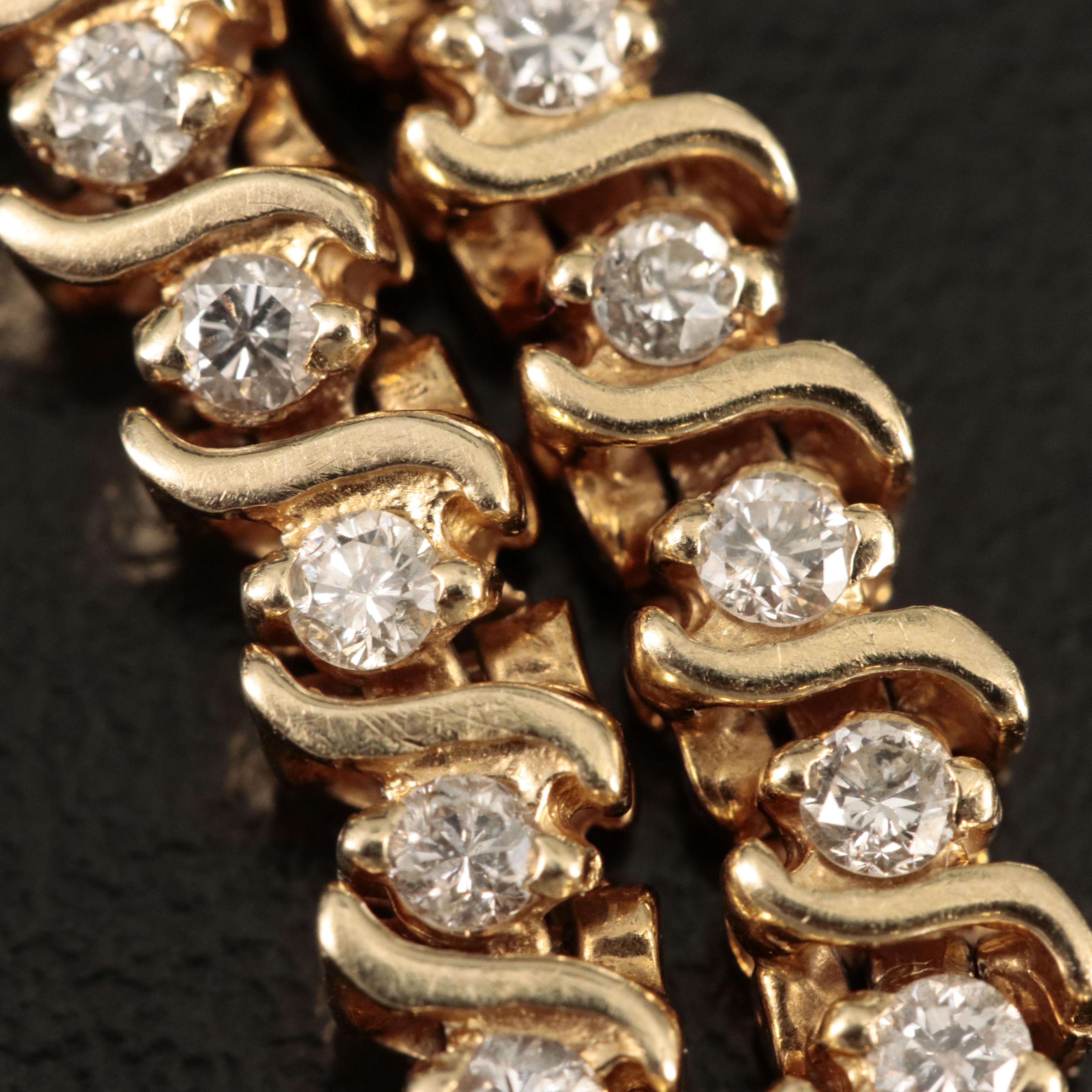 14K 1.80 CTW Diamond Bracelet