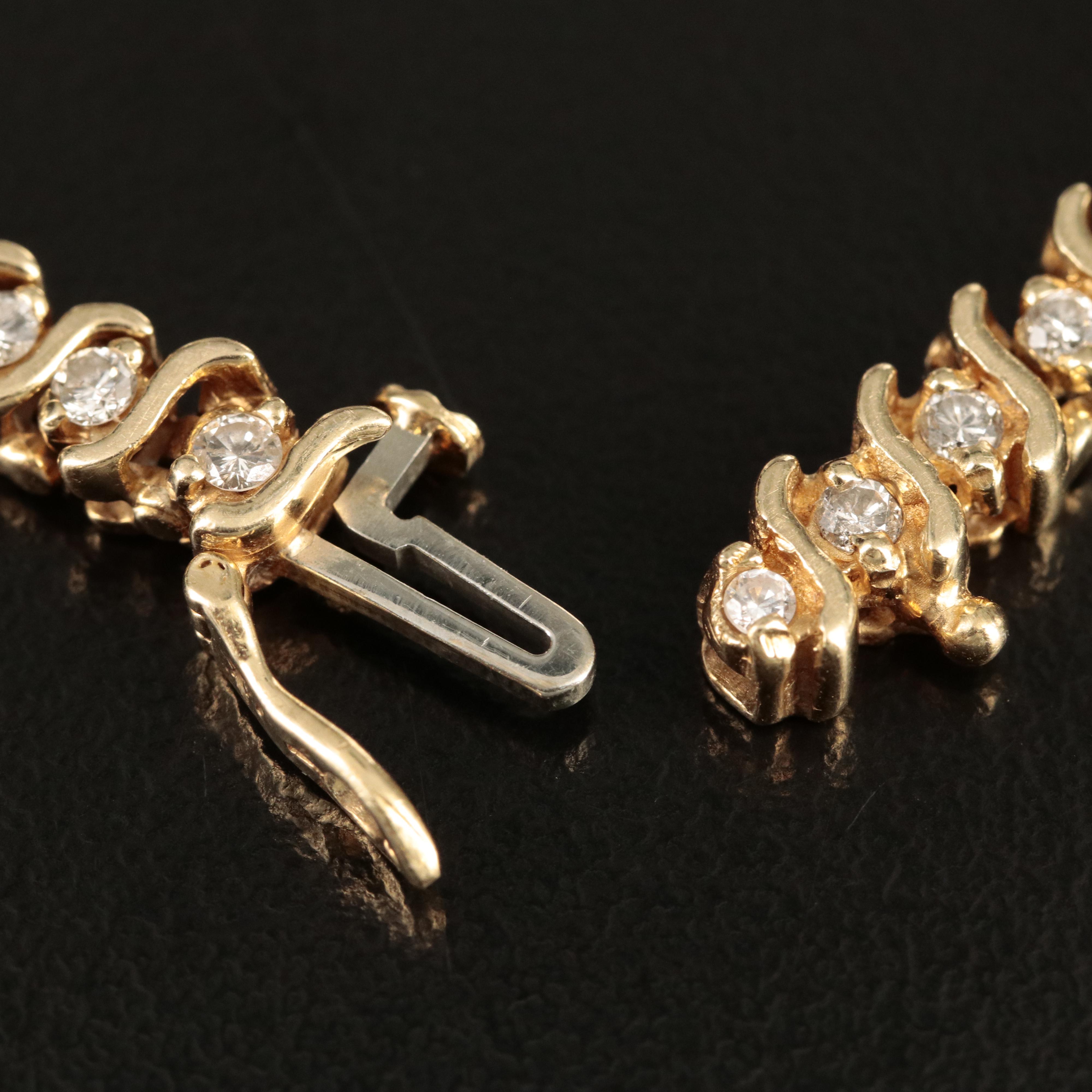 14K 1.80 CTW Diamond Bracelet