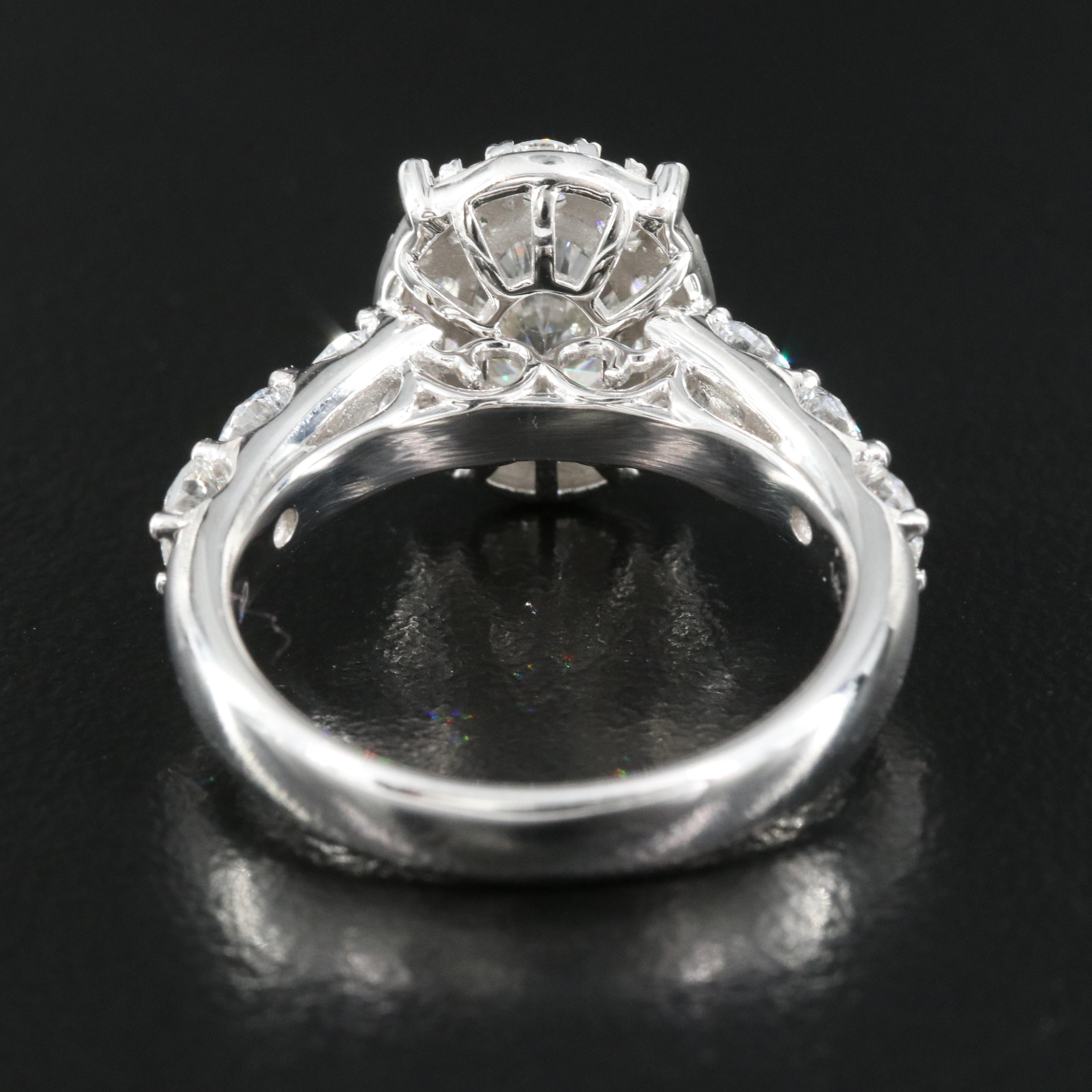 14K 2.95 CTW Lab Grown Diamond Ring