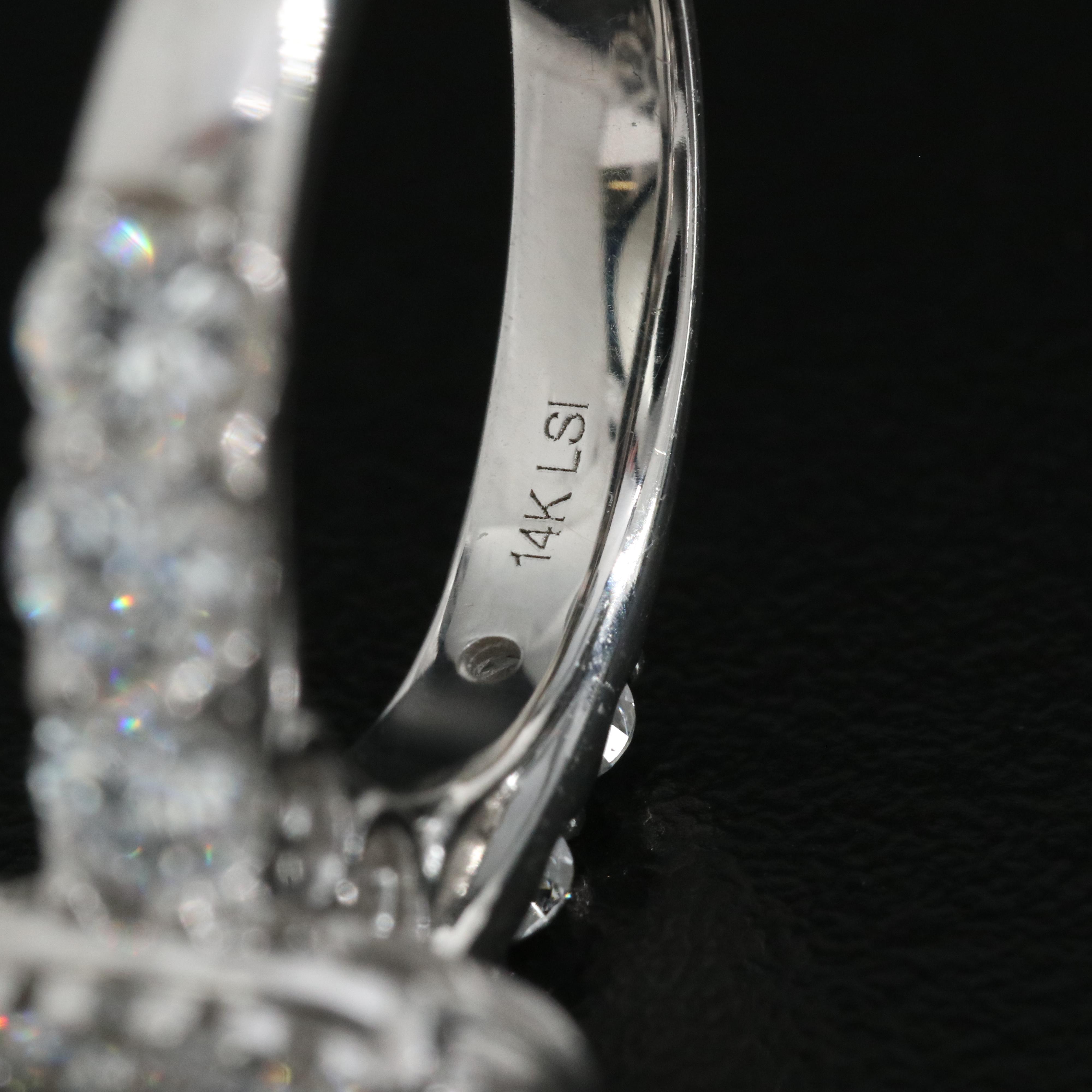 14K 2.95 CTW Lab Grown Diamond Ring