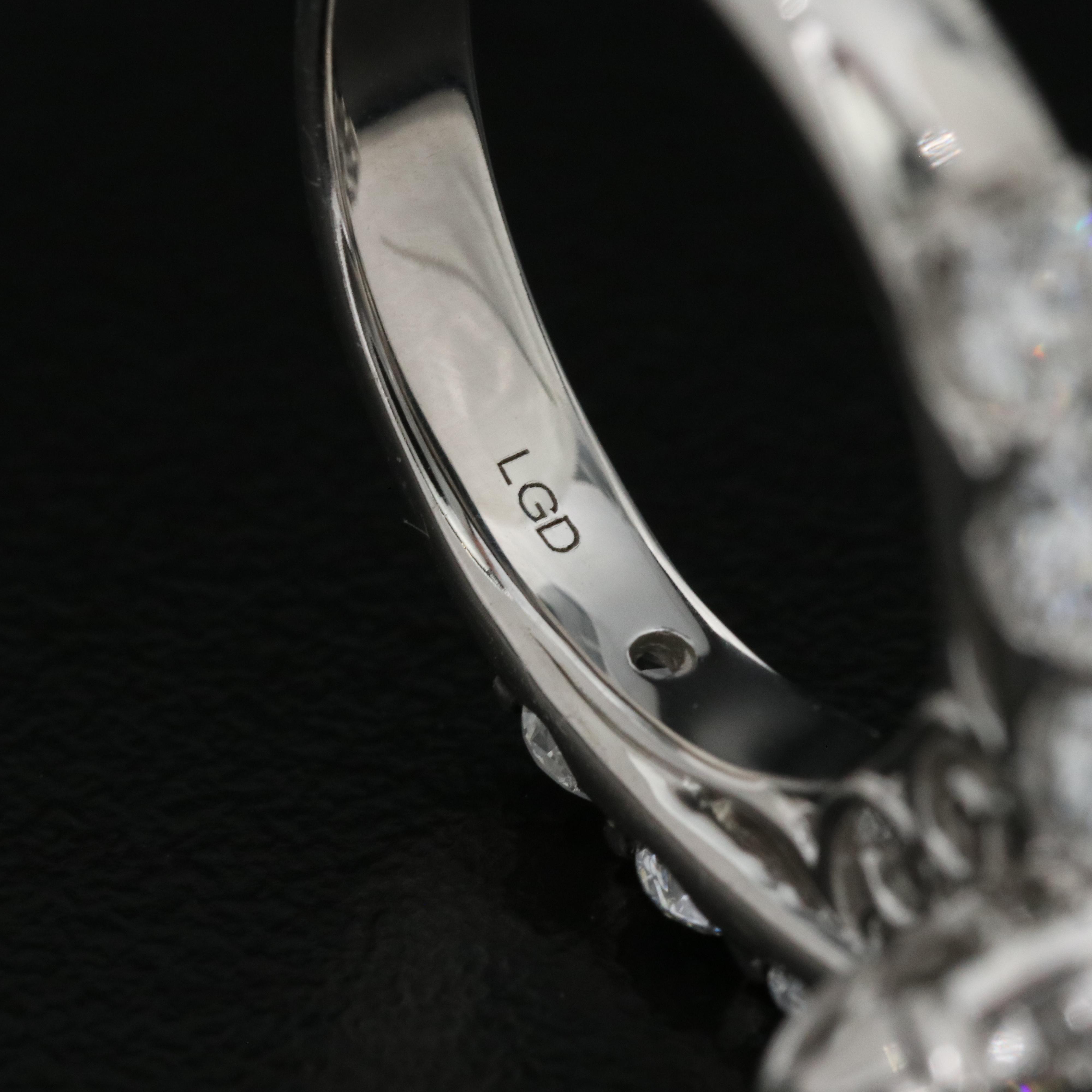 14K 2.95 CTW Lab Grown Diamond Ring