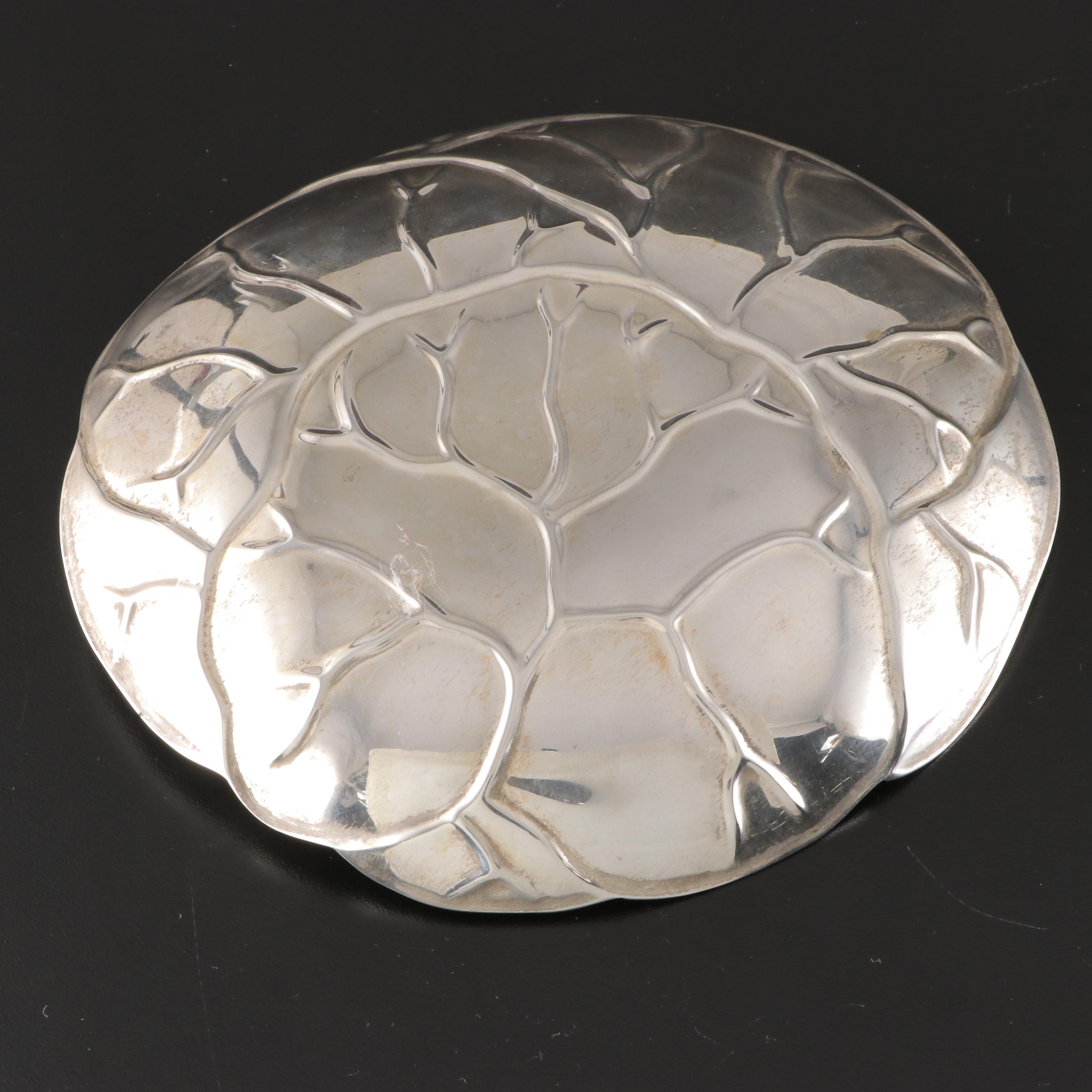 Tiffany & Co. Sterling Silver Cabbage Leaf Dish