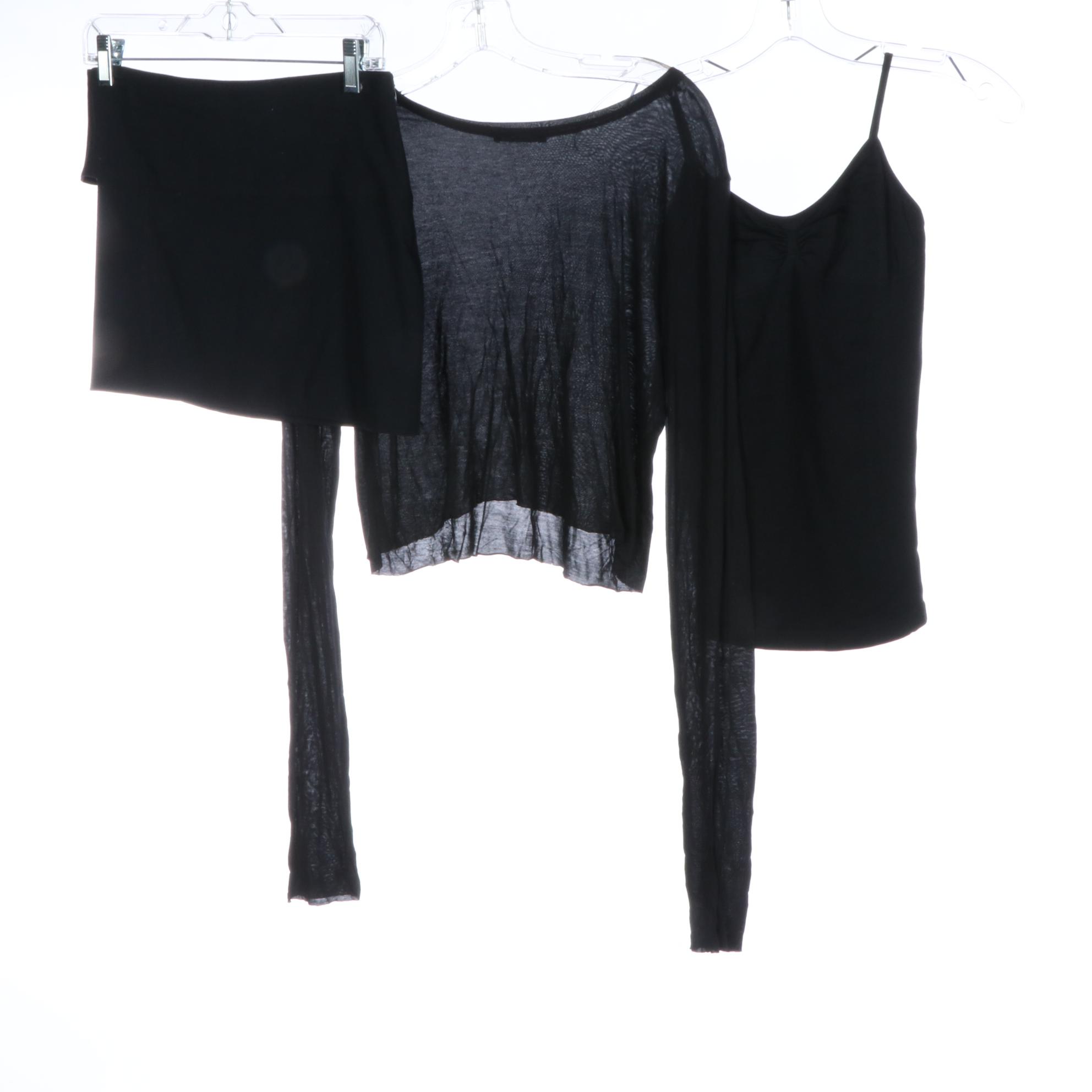 Max Mara Tank, Patrizia Pepe Overskirt, Zara Sparkle Leggings and More Separates