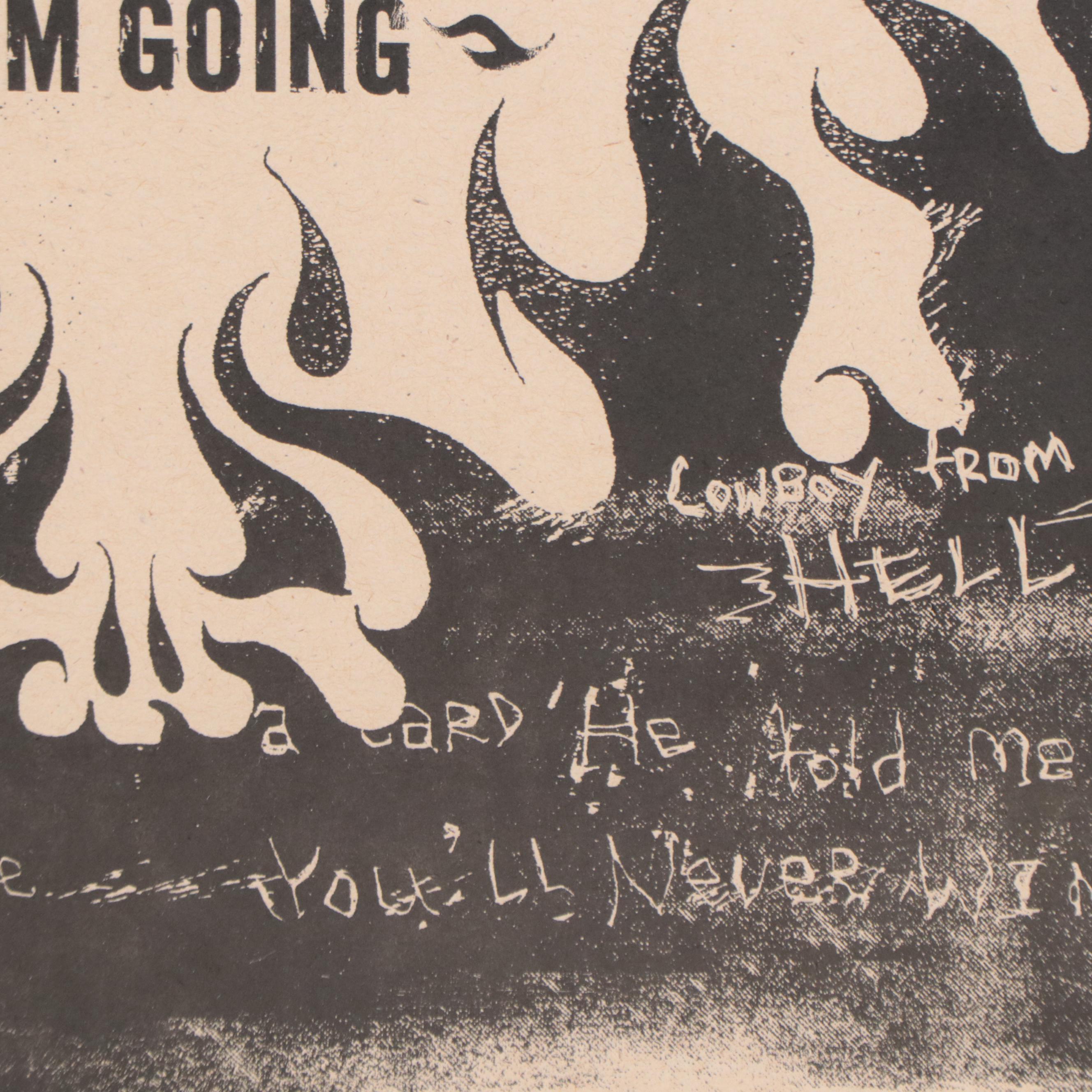 Neltner & Niehaus Hank Williams III Lithograph Poster, Circa 2000