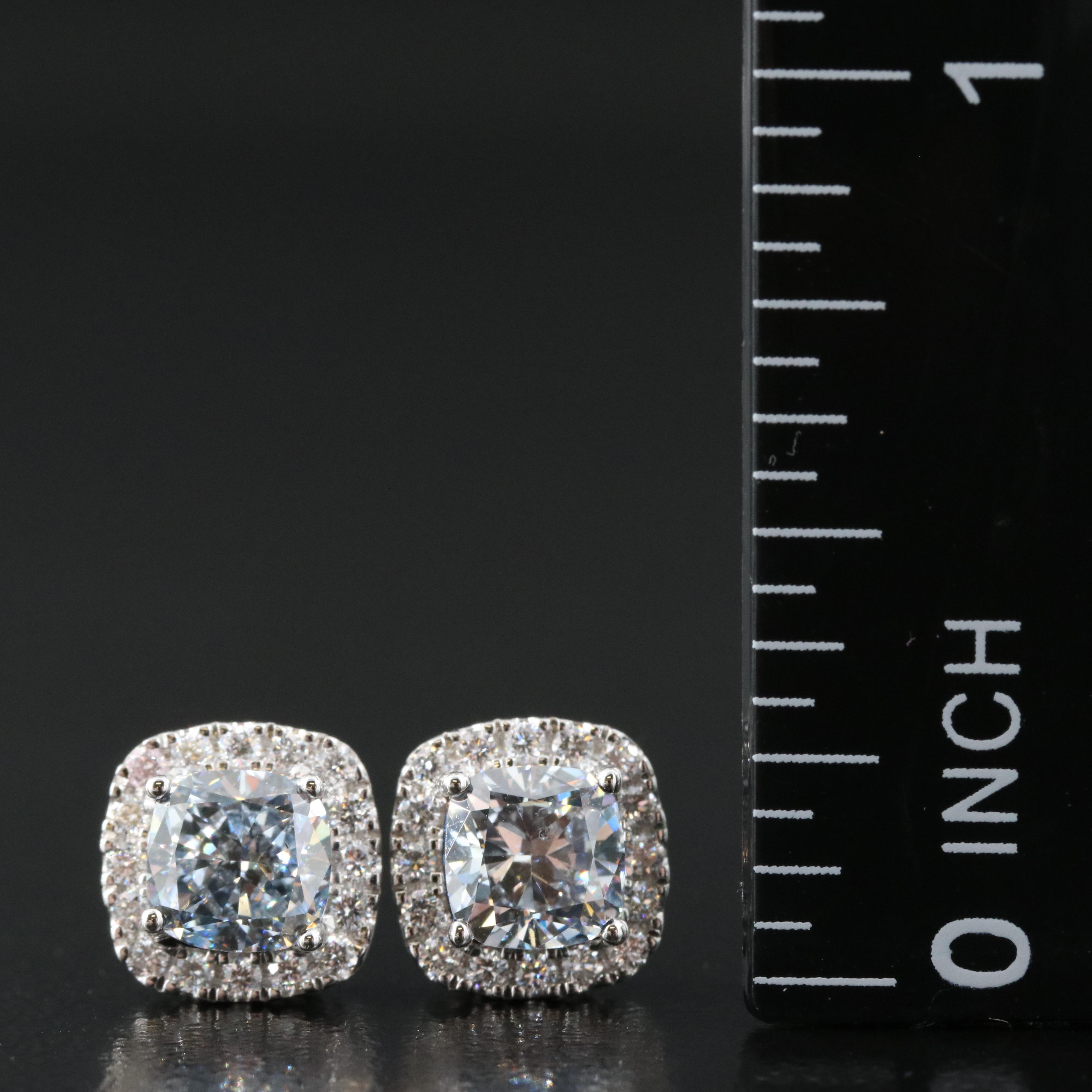 14K 1.78 CTW Lab Grown Diamond Stud Earrings