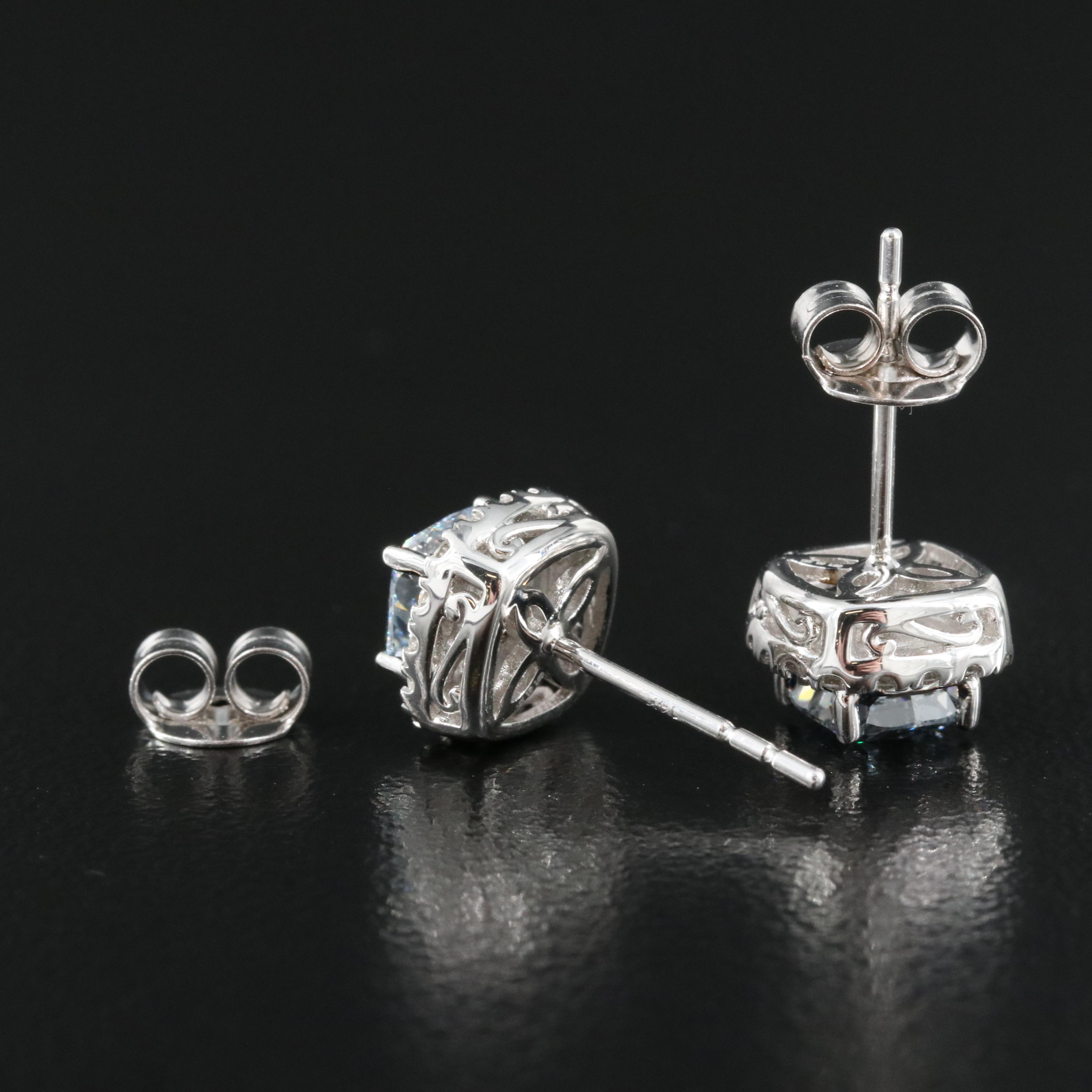 14K 1.78 CTW Lab Grown Diamond Stud Earrings