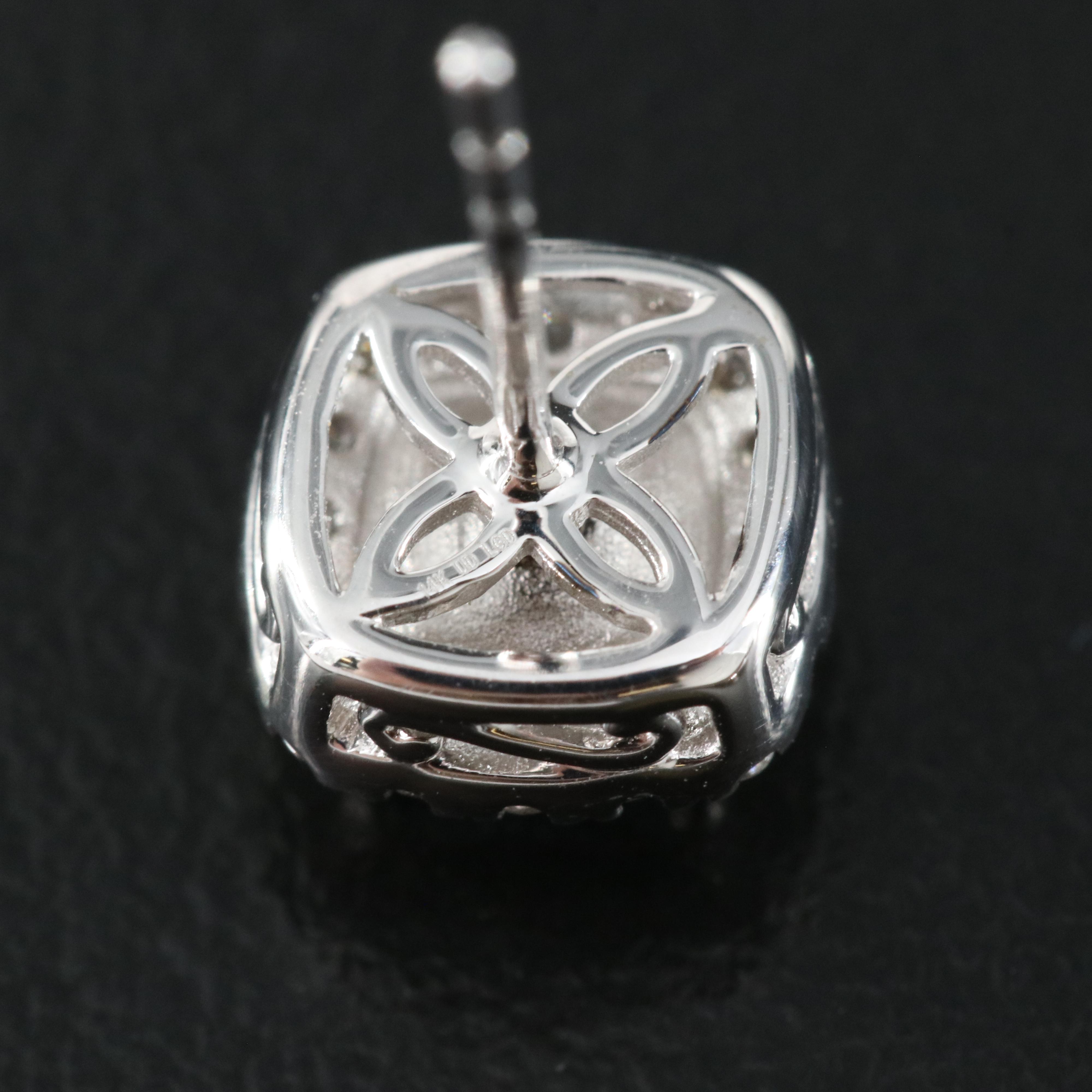 14K 1.78 CTW Lab Grown Diamond Stud Earrings