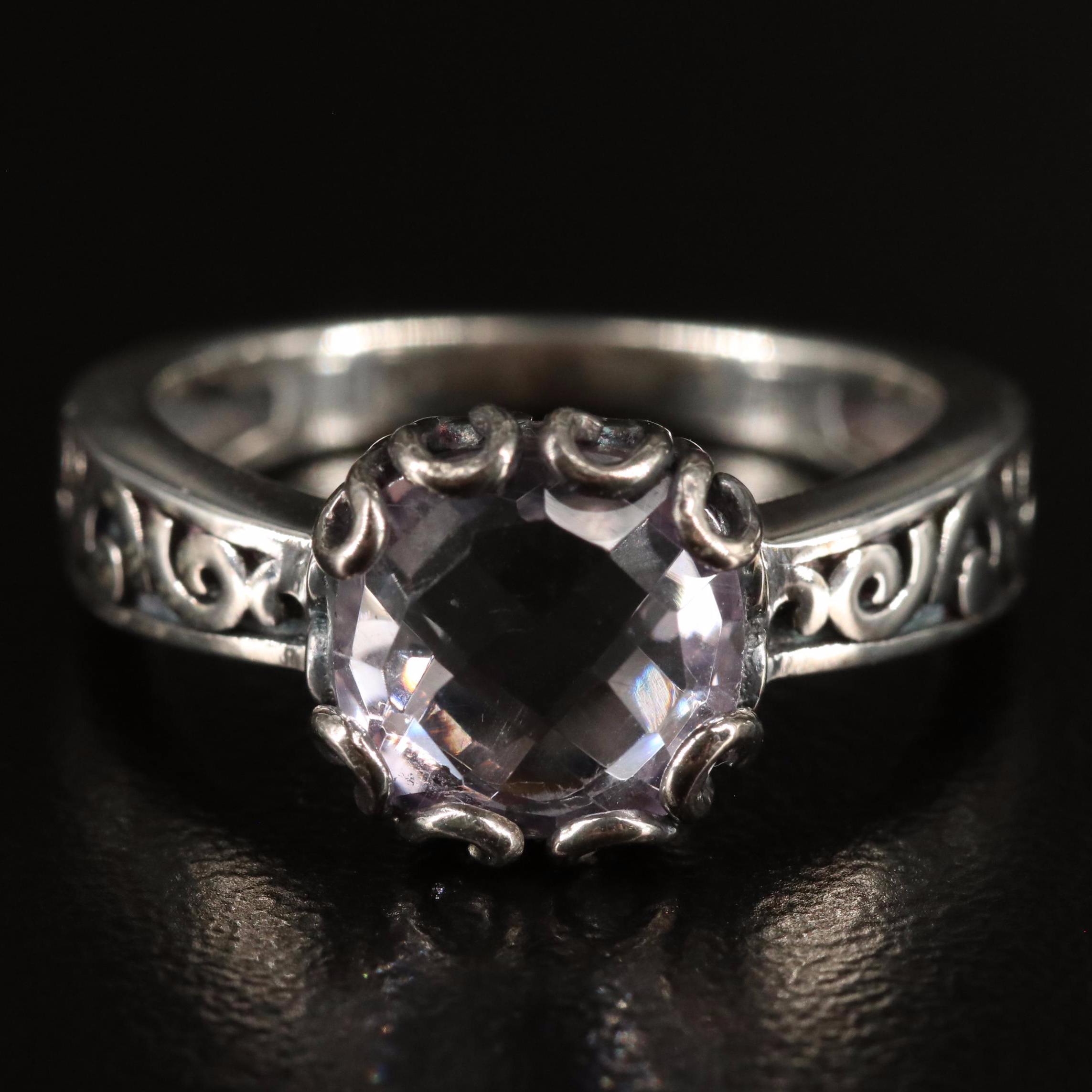 Sterling Amethyst Ring