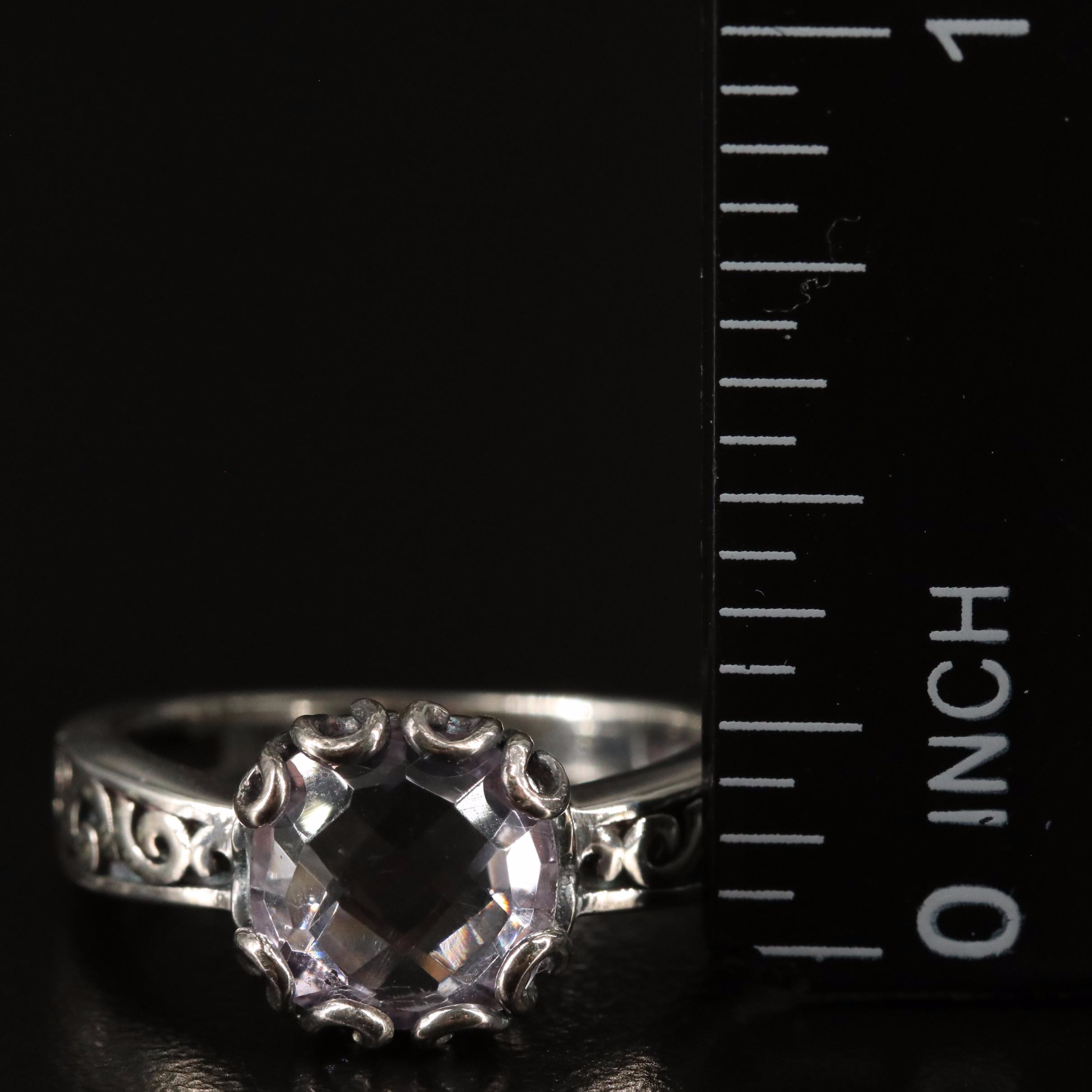 Sterling Amethyst Ring