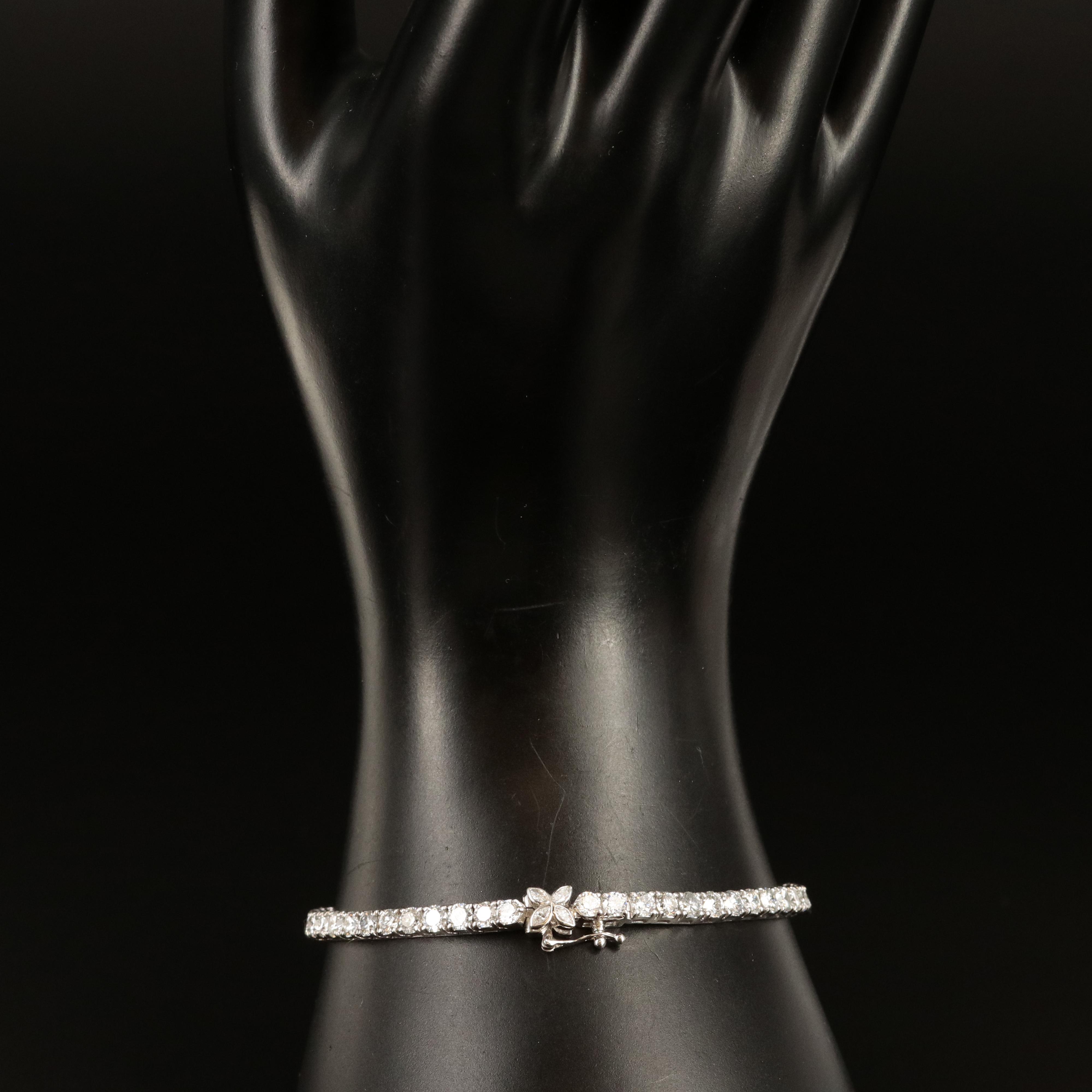 14K 7.00 CTW Lab Grown Diamond Bracelet