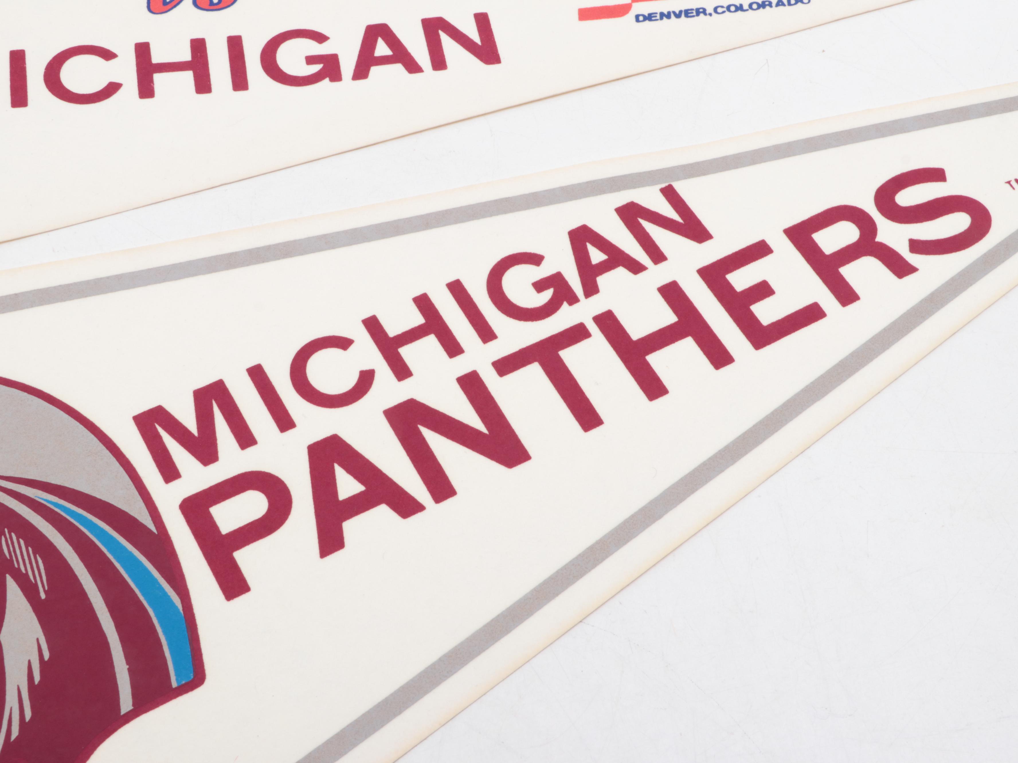 USFL Pennants with Arizona Wranglers, New Jersey Generals, More, 1980s