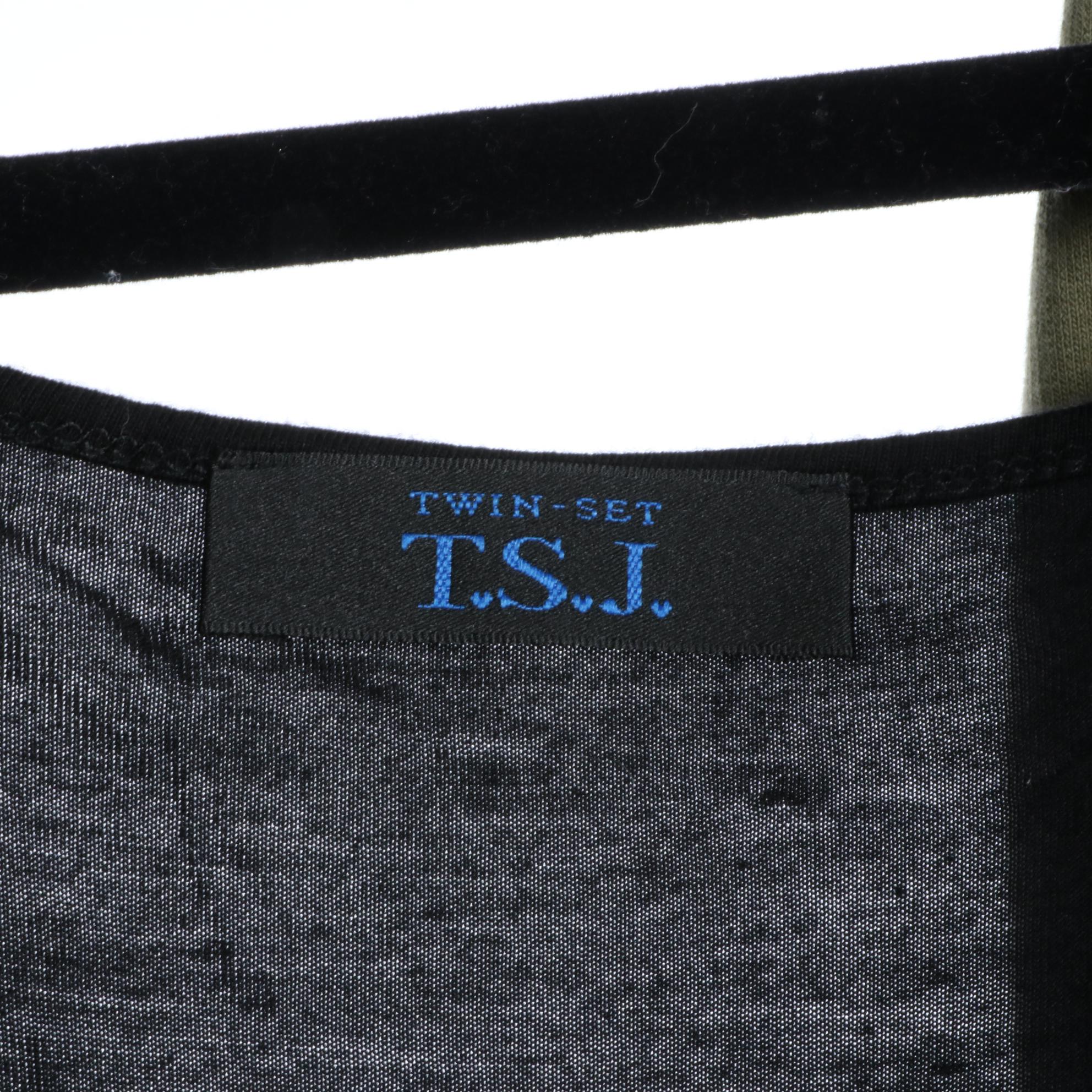 Zara Semi Sheer Crop Top,  Luigi di Focenza Camisole, and Other Separates