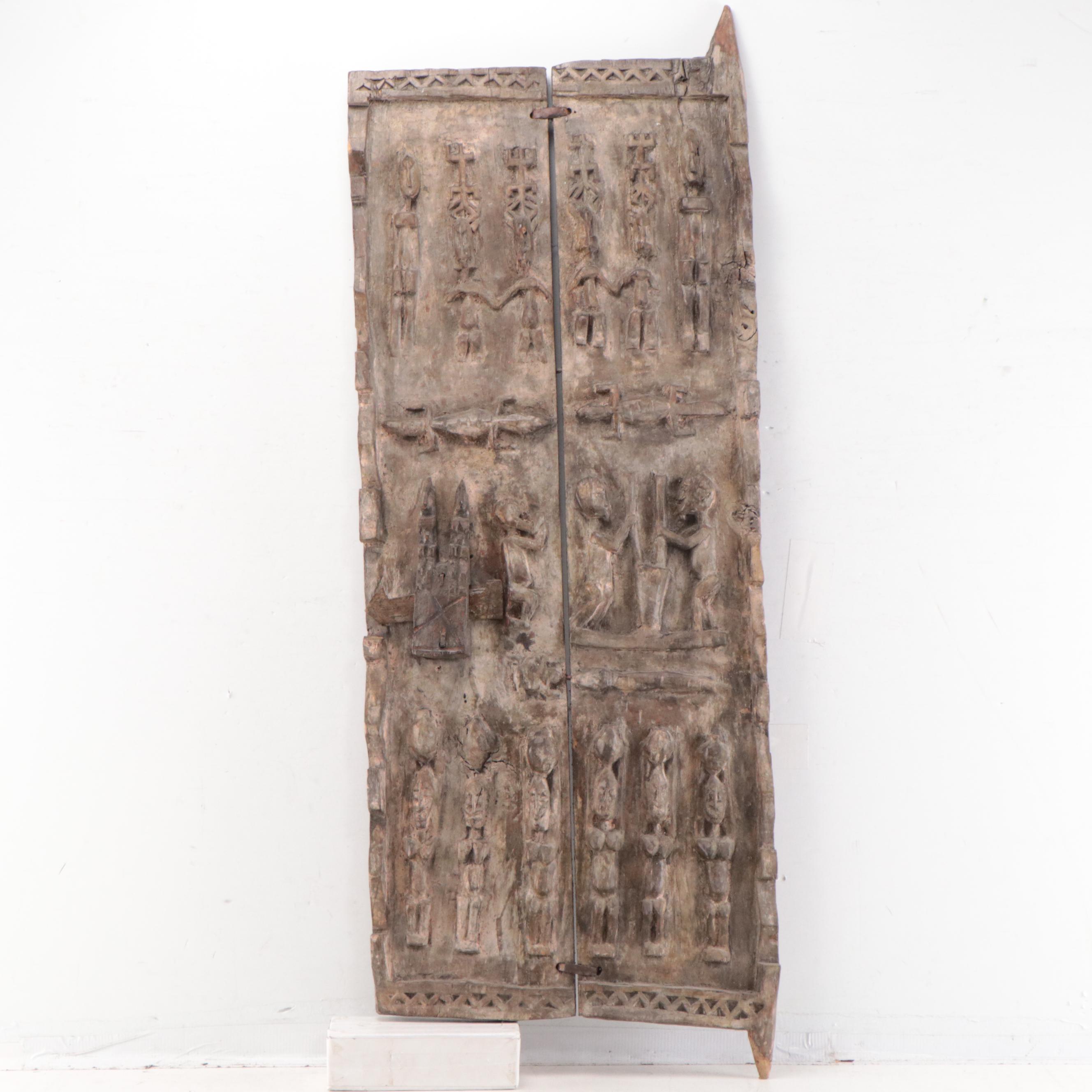 Dogon Style Wooden Door, Mali