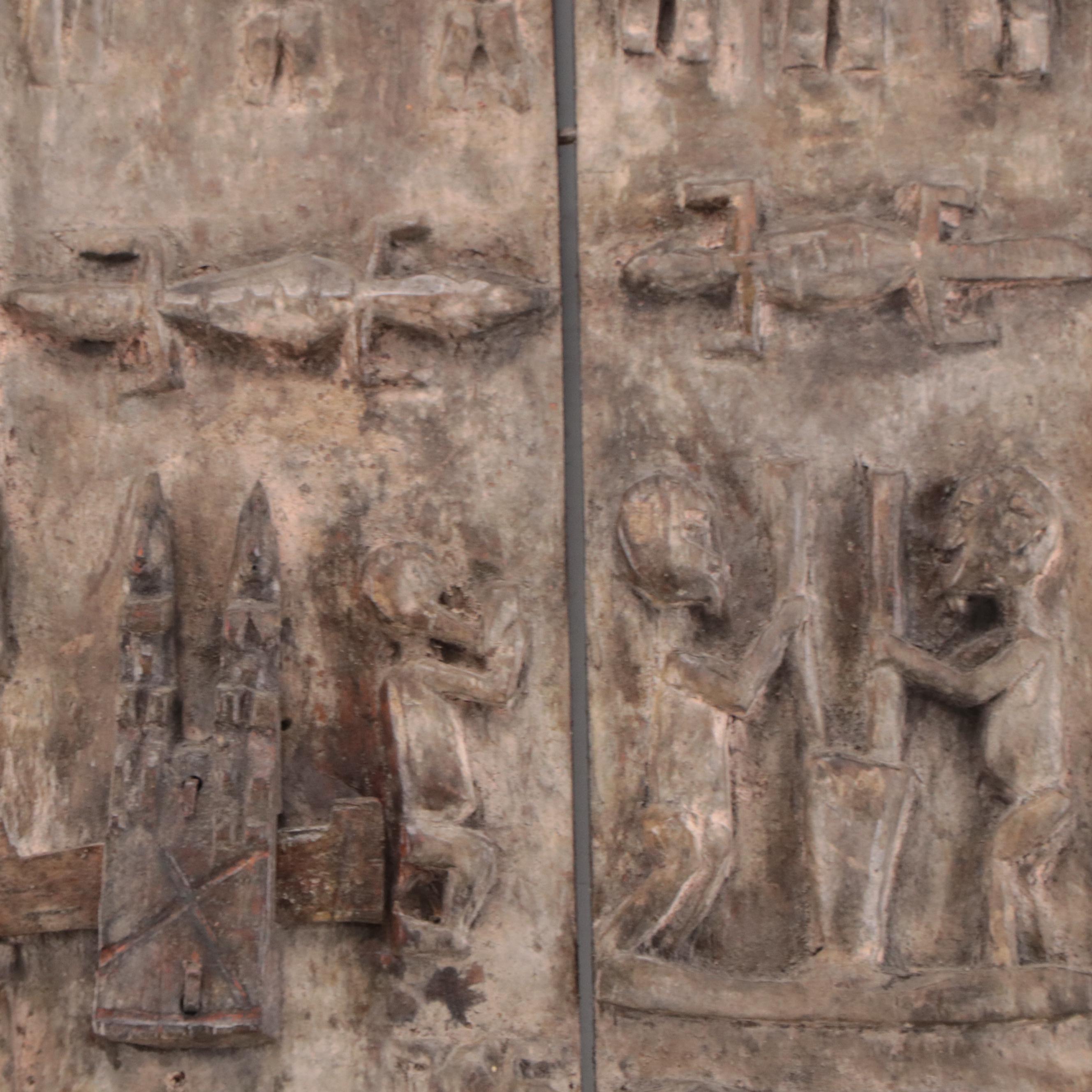Dogon Style Wooden Door, Mali