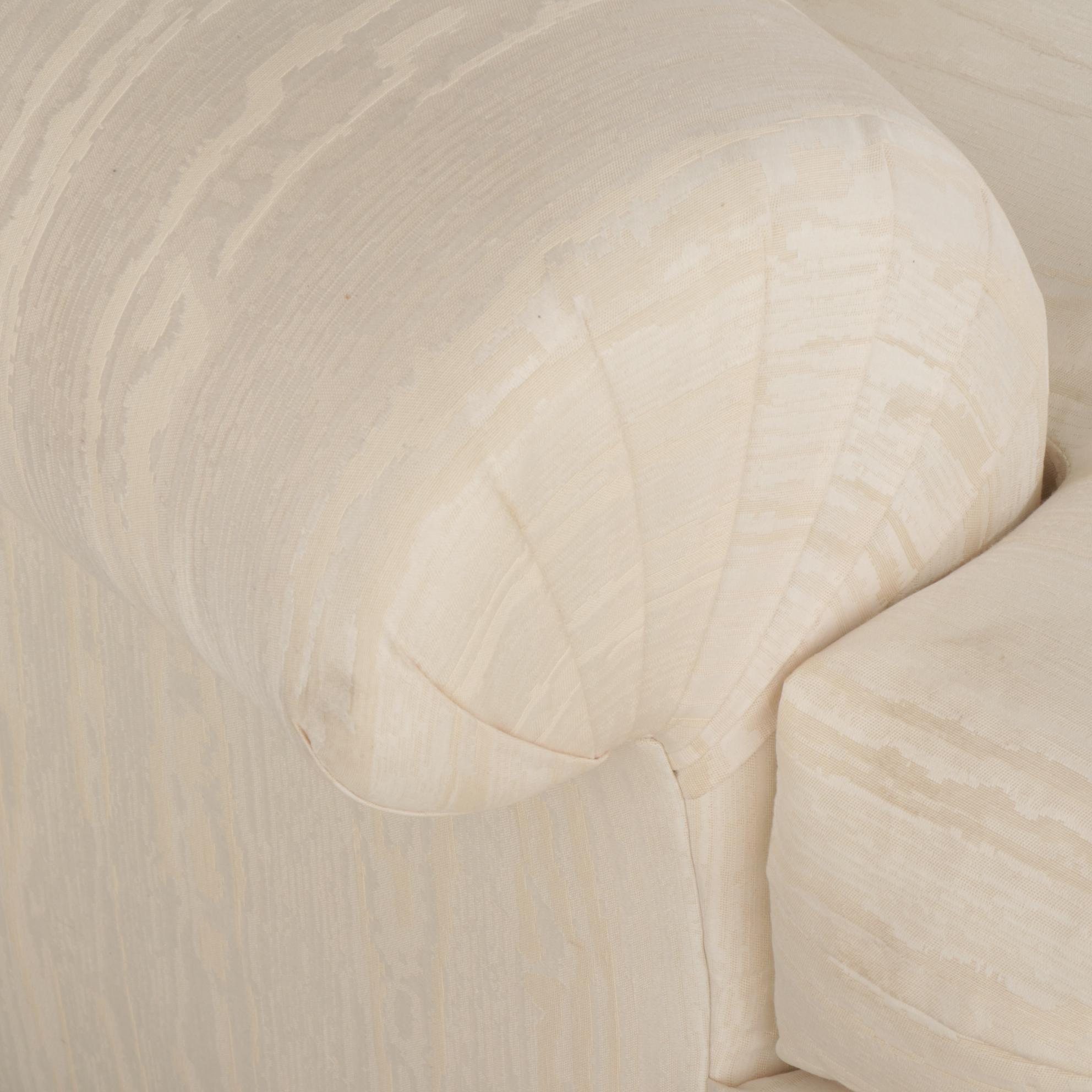 Pair of Sherrill "Precedent" Loveseats with Ottomans, 1980s