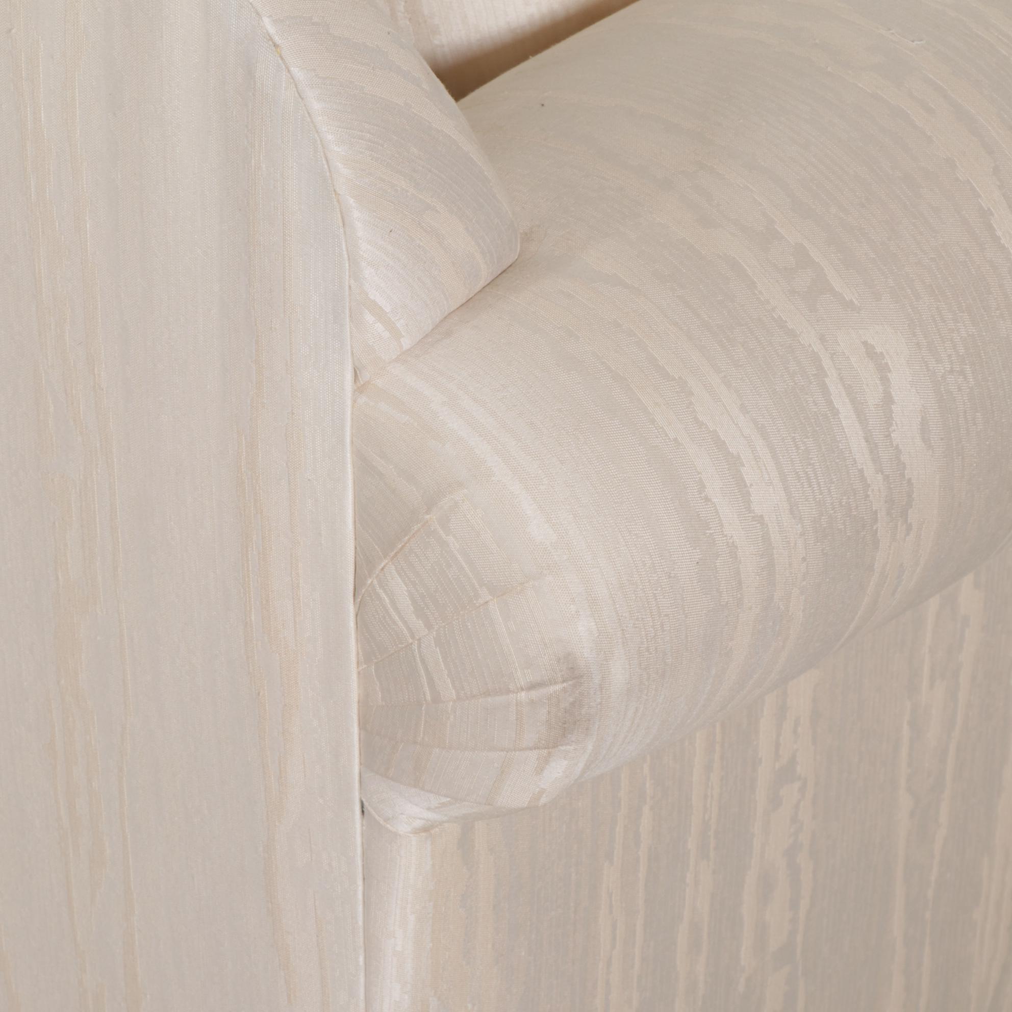 Pair of Sherrill "Precedent" Loveseats with Ottomans, 1980s