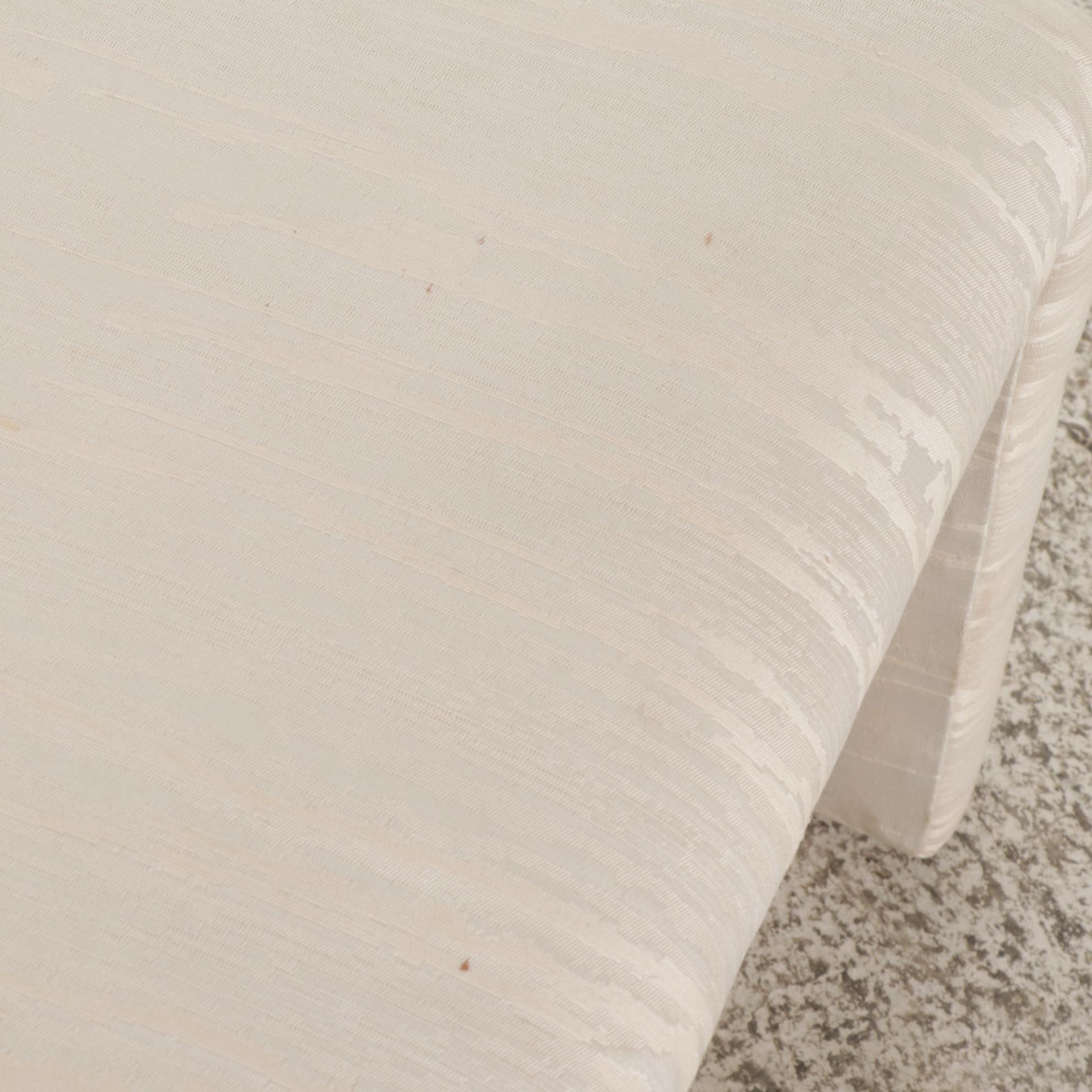 Pair of Sherrill "Precedent" Loveseats with Ottomans, 1980s