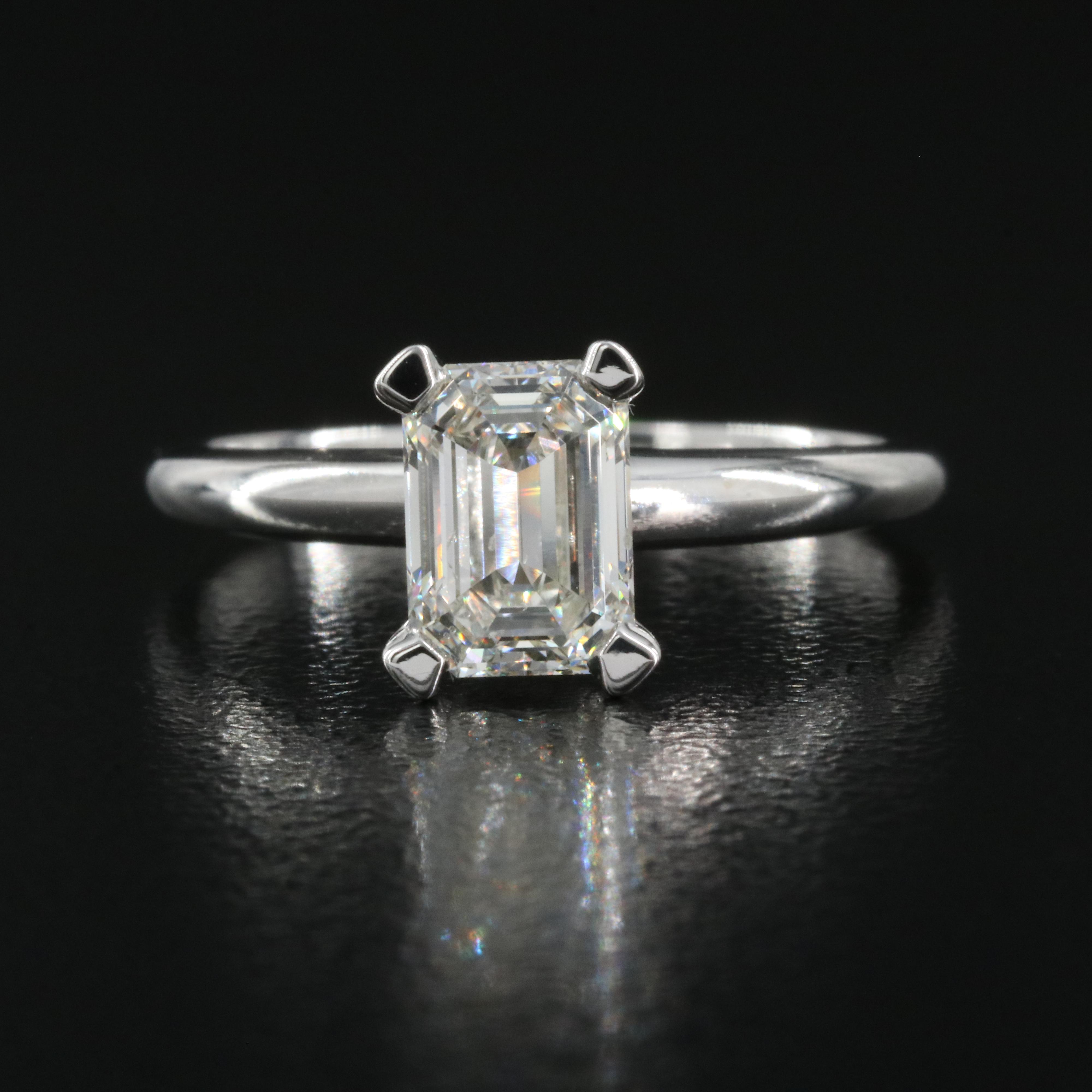 14K 0.98 CT Lab Grown Diamond Solitaire Ring