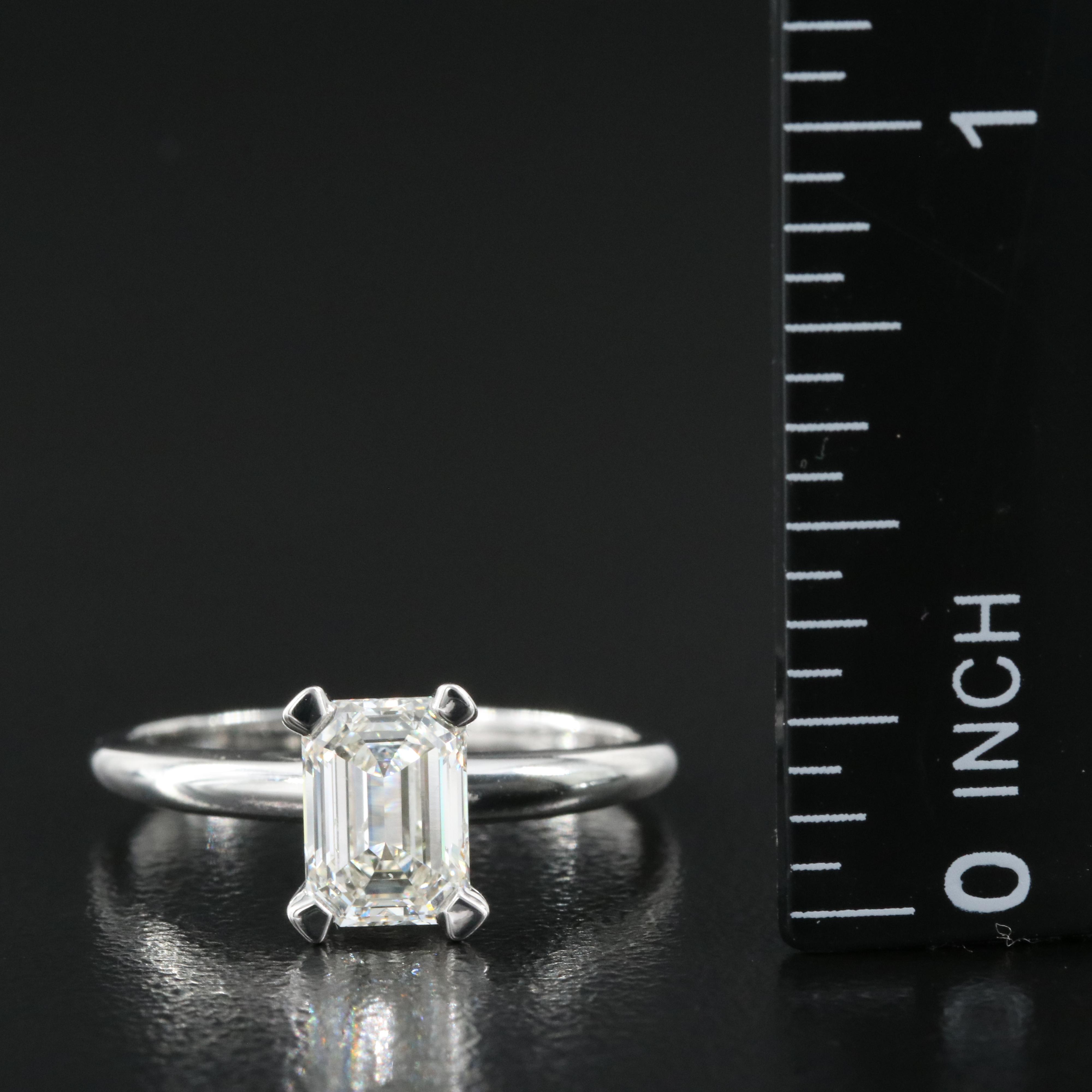 14K 0.98 CT Lab Grown Diamond Solitaire Ring