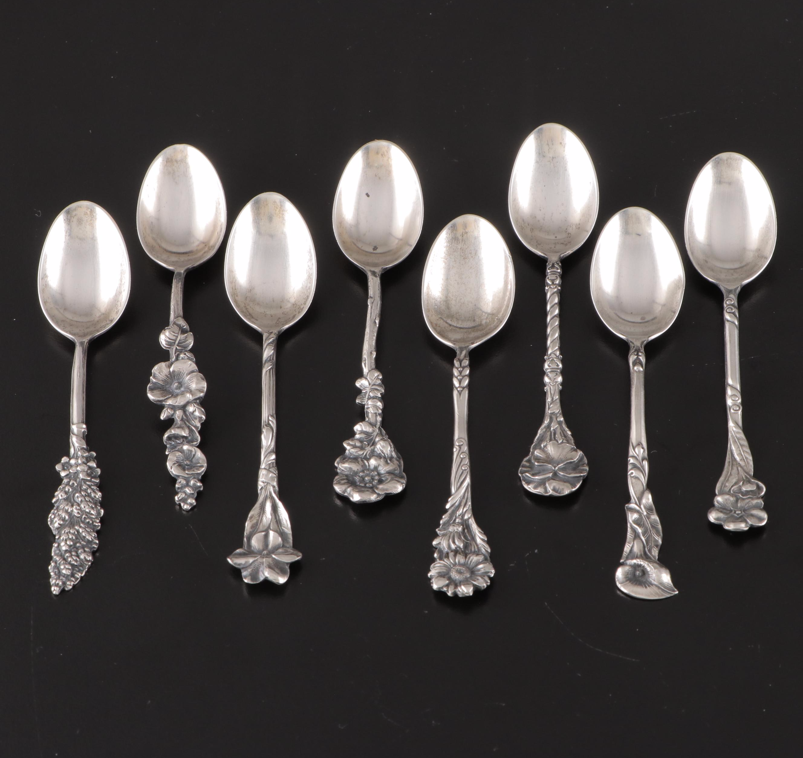 Reed & Barton "Harlequin" and Durgin "Louis XV" Sterling Silver Serving Utensils
