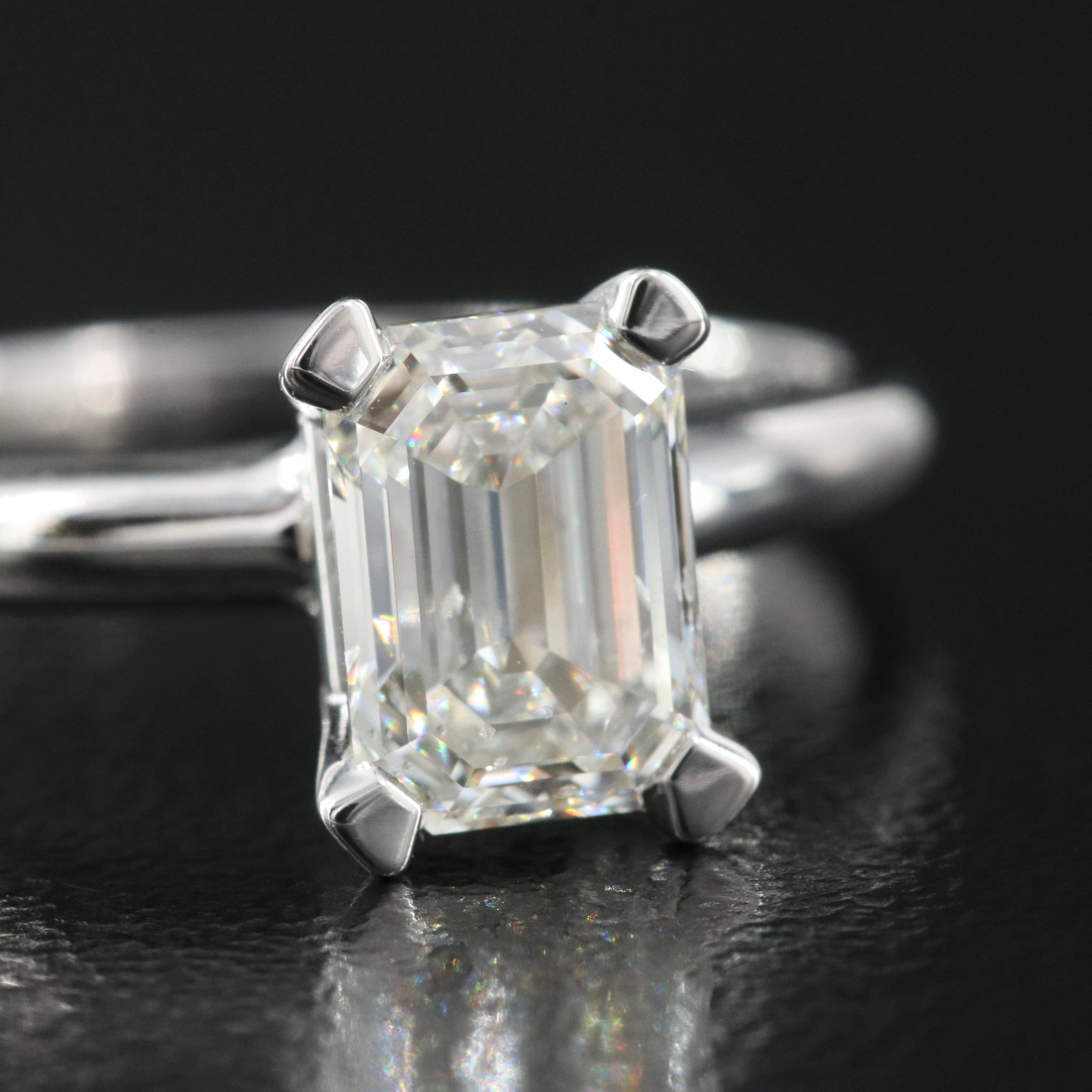 14K 0.98 CT Lab Grown Diamond Solitaire Ring