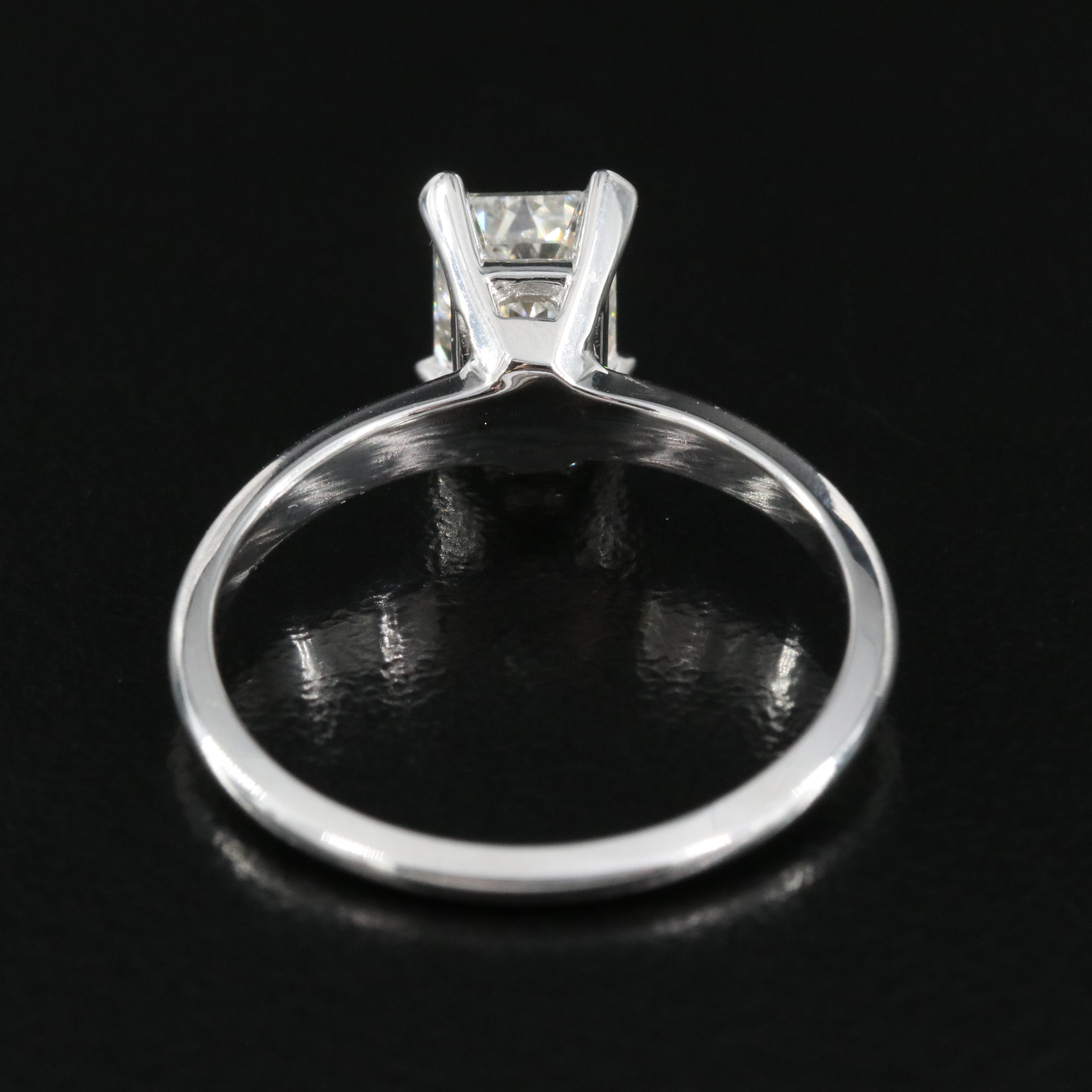 14K 0.98 CT Lab Grown Diamond Solitaire Ring