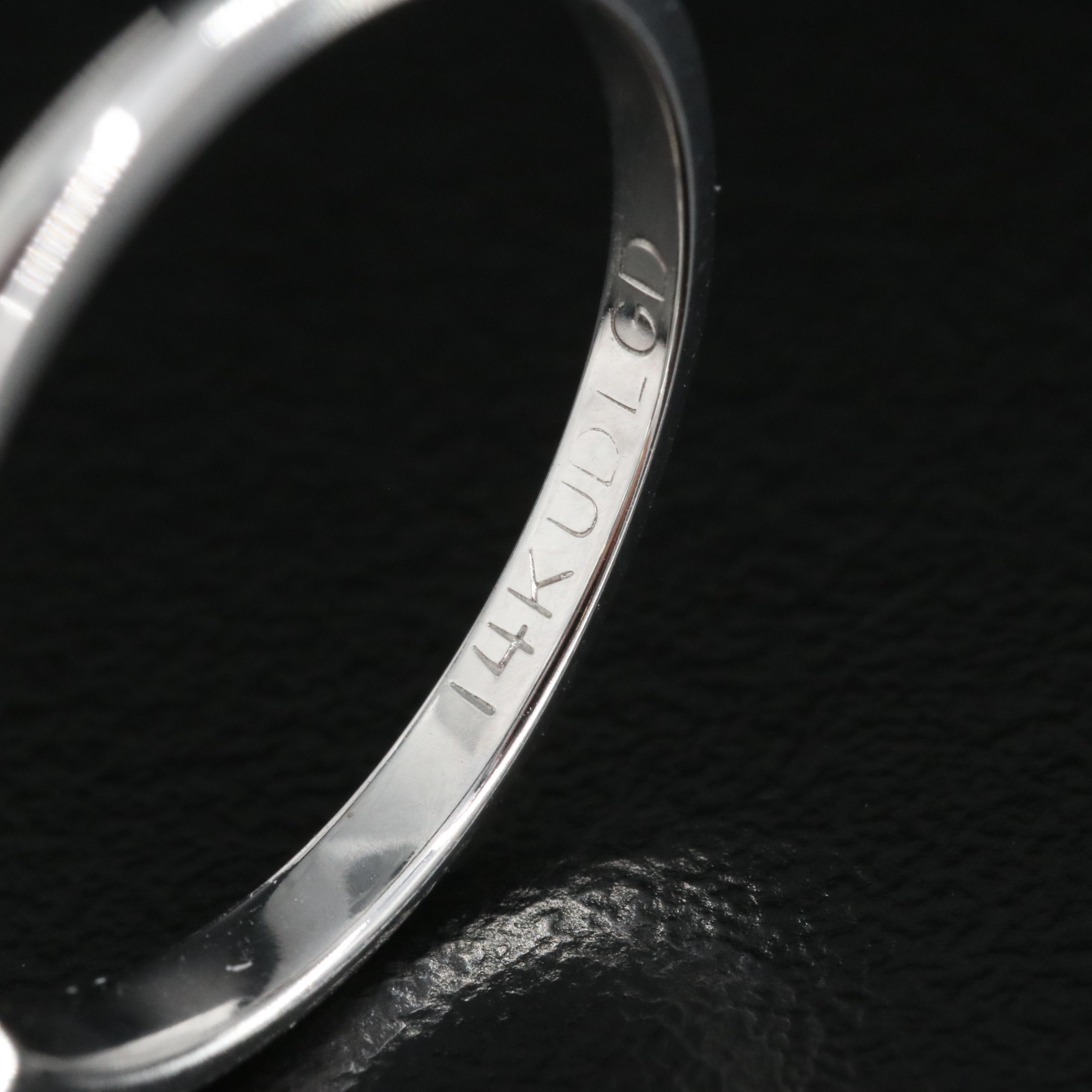 14K 0.98 CT Lab Grown Diamond Solitaire Ring