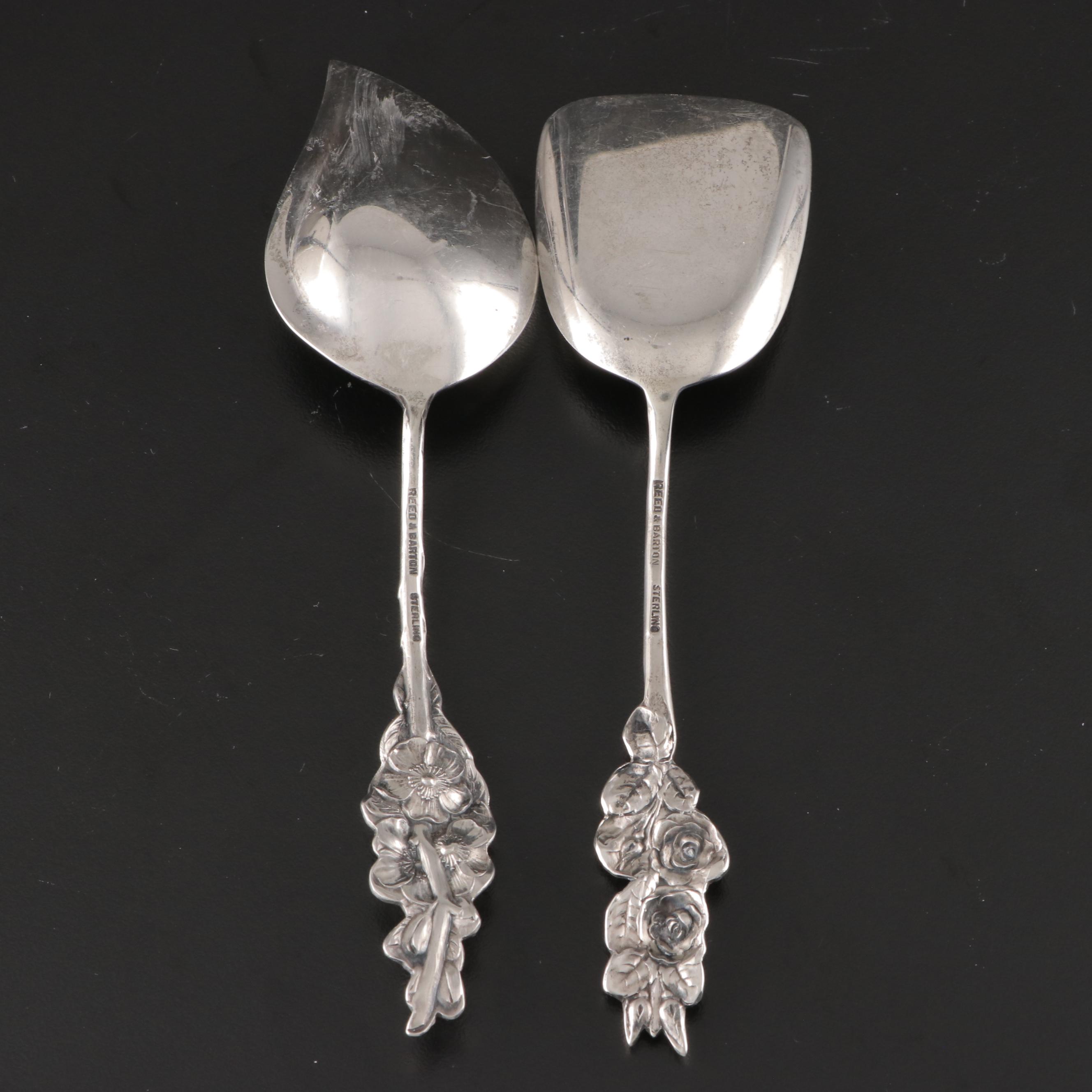Reed & Barton "Harlequin" and Durgin "Louis XV" Sterling Silver Serving Utensils