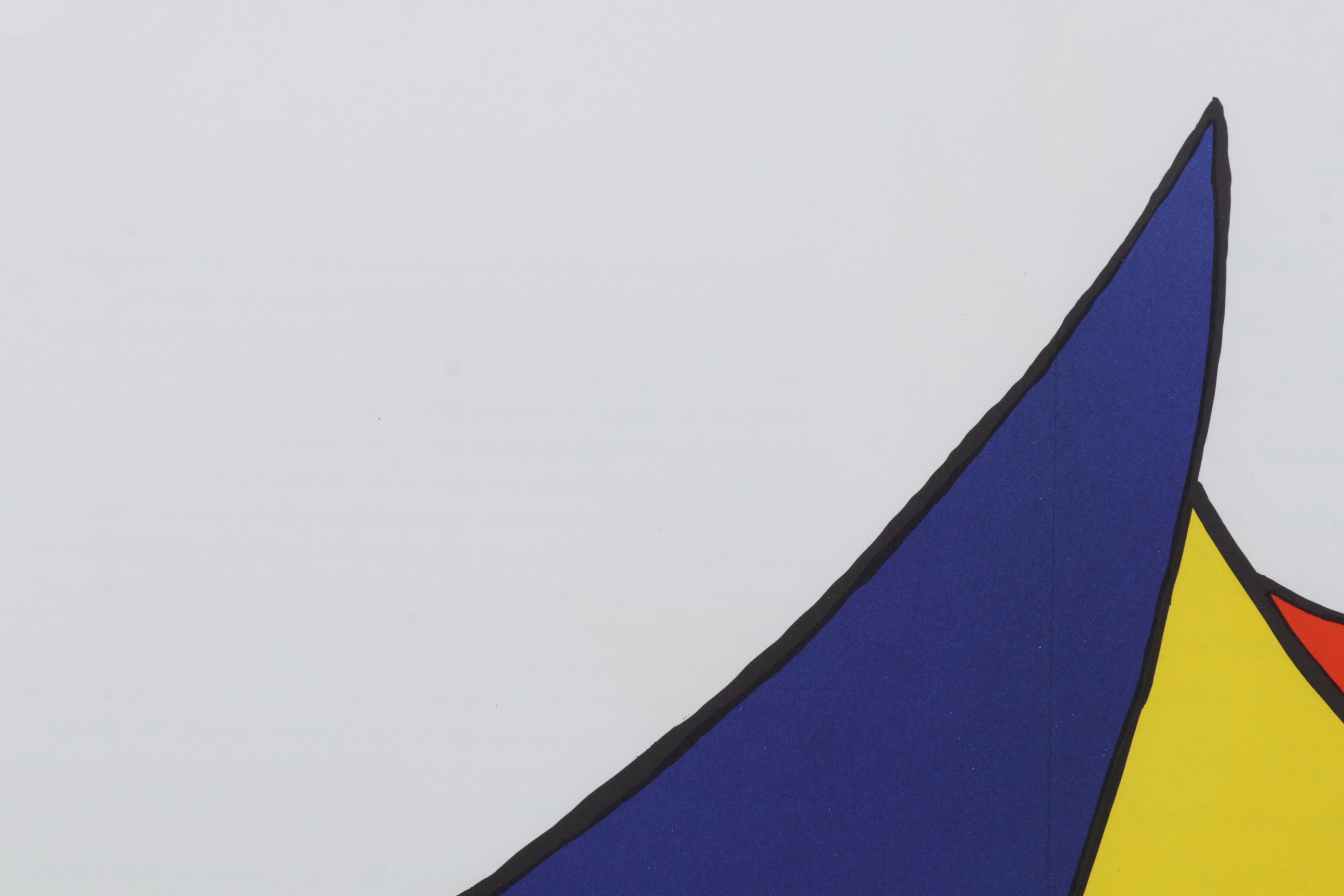 Alexander Calder Double-Page Color Lithograph for "Derrière le Miroir," 1963